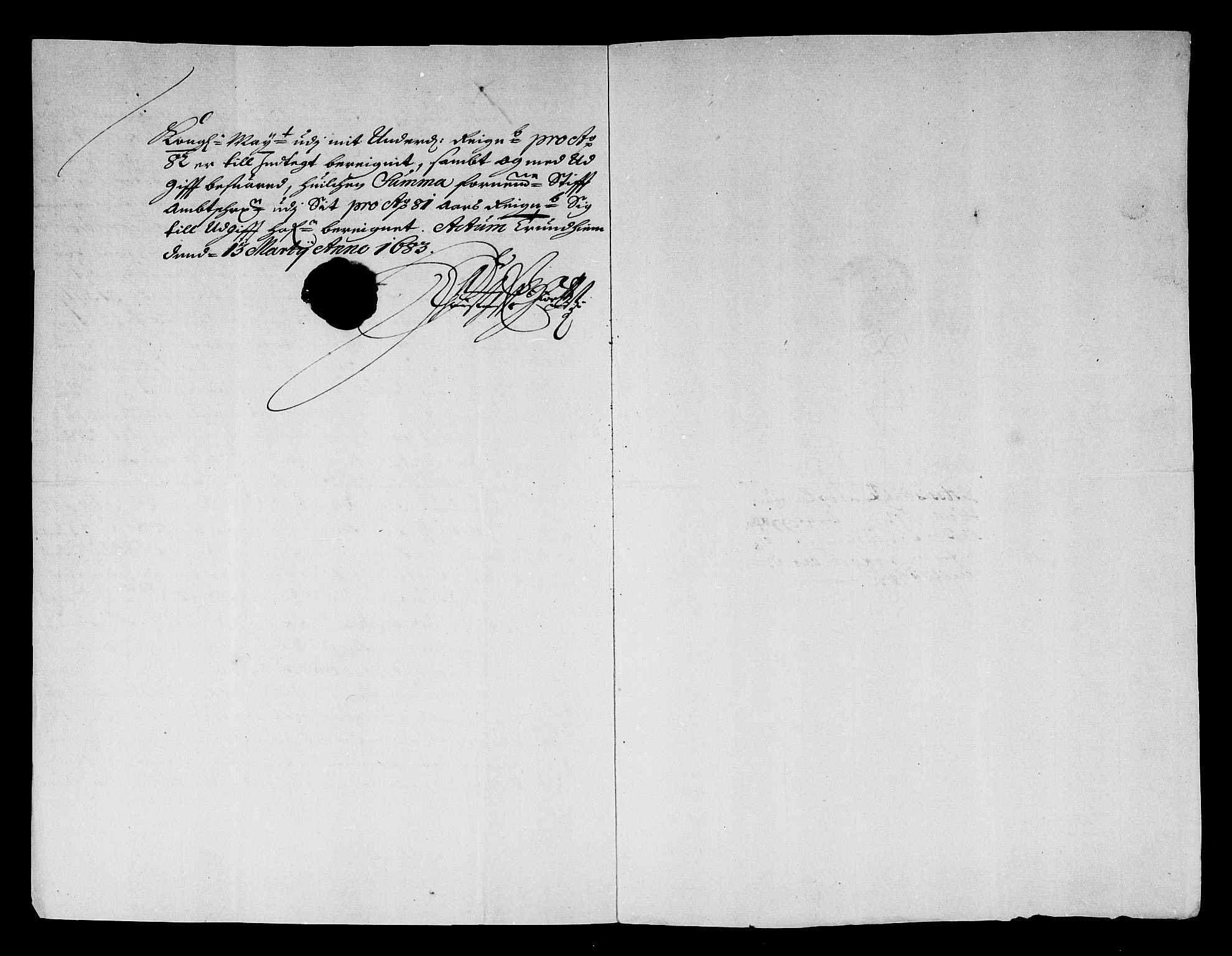 Rentekammeret inntil 1814, Reviderte regnskaper, Stiftamtstueregnskaper, Trondheim stiftamt og Nordland amt, AV/RA-EA-6044/R/Rf/L0065: Trondheim stiftamt, 1681