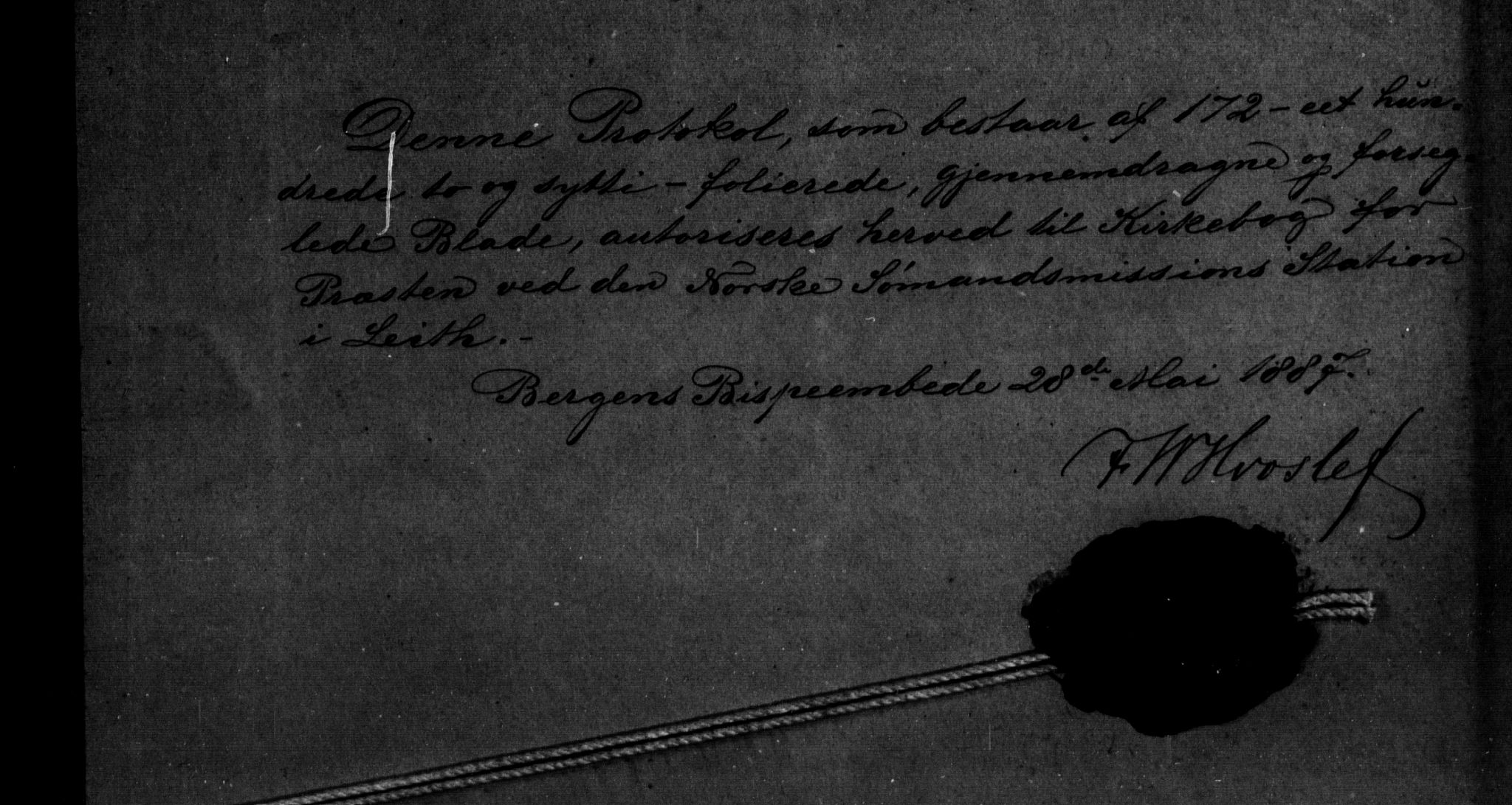 Den norske sjømannsmisjon i utlandet/Skotske havner (Leith, Glasgow), AV/SAB-SAB/PA-0100/H/Ha/Haa/L0003: Ministerialbok nr. A 3, 1887-1898