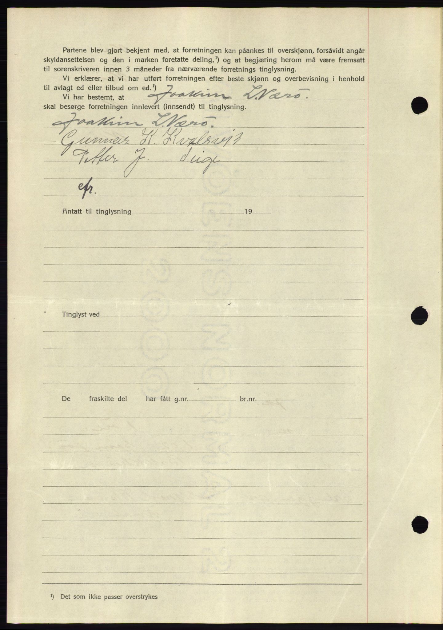 Søre Sunnmøre sorenskriveri, AV/SAT-A-4122/1/2/2C/L0076: Pantebok nr. 2A, 1943-1944, Dagboknr: 247/1944