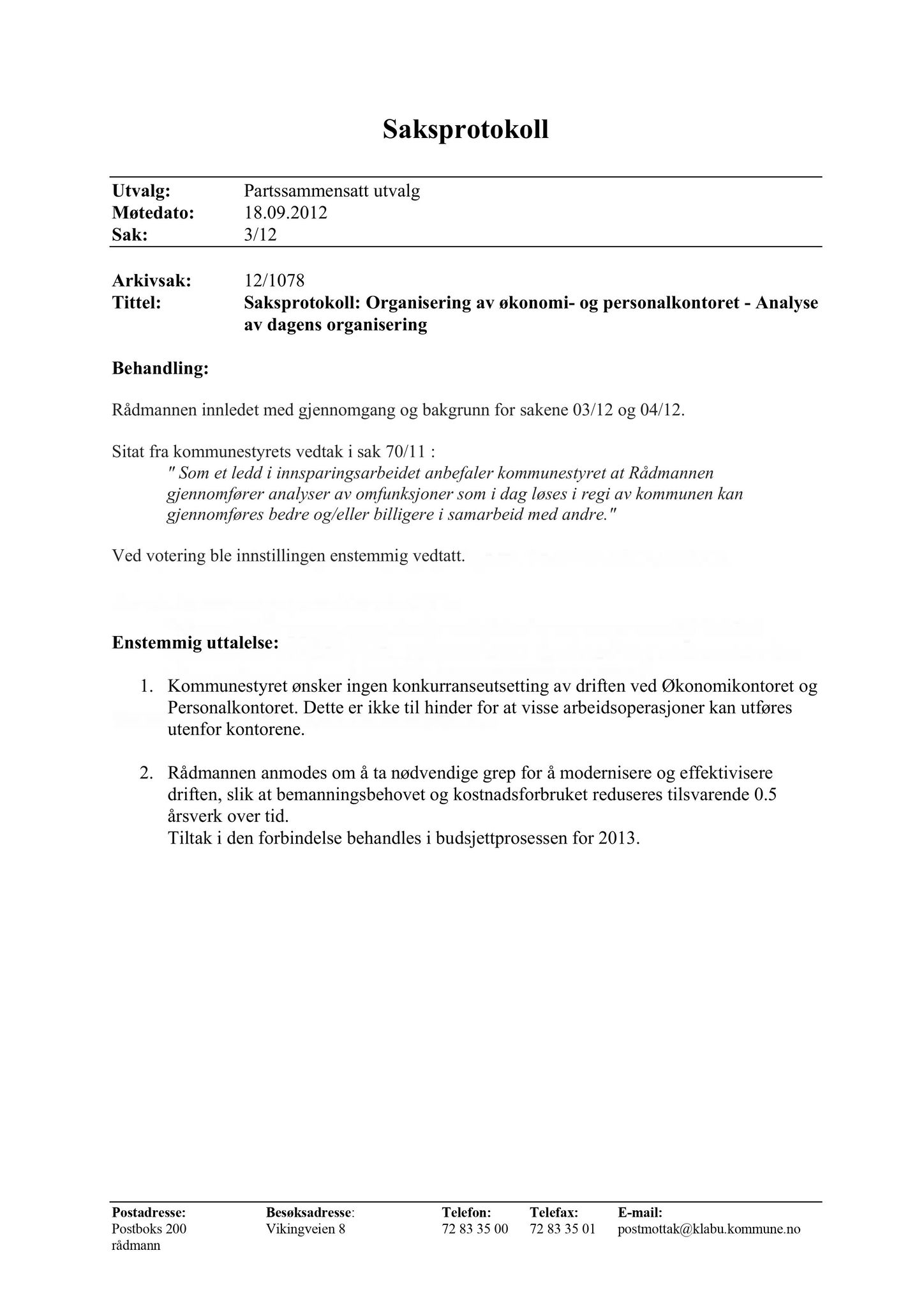 Klæbu Kommune, TRKO/KK/02-FS/L005: Formannsskapet - Møtedokumenter, 2012, s. 2245