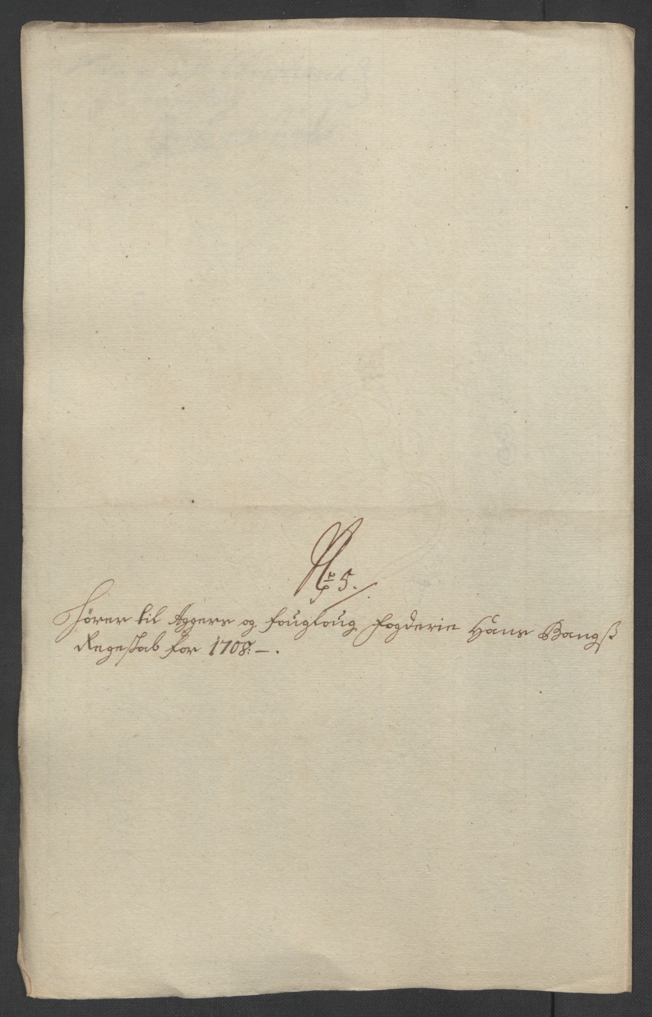 Rentekammeret inntil 1814, Reviderte regnskaper, Fogderegnskap, AV/RA-EA-4092/R10/L0447: Fogderegnskap Aker og Follo, 1707-1709, s. 300