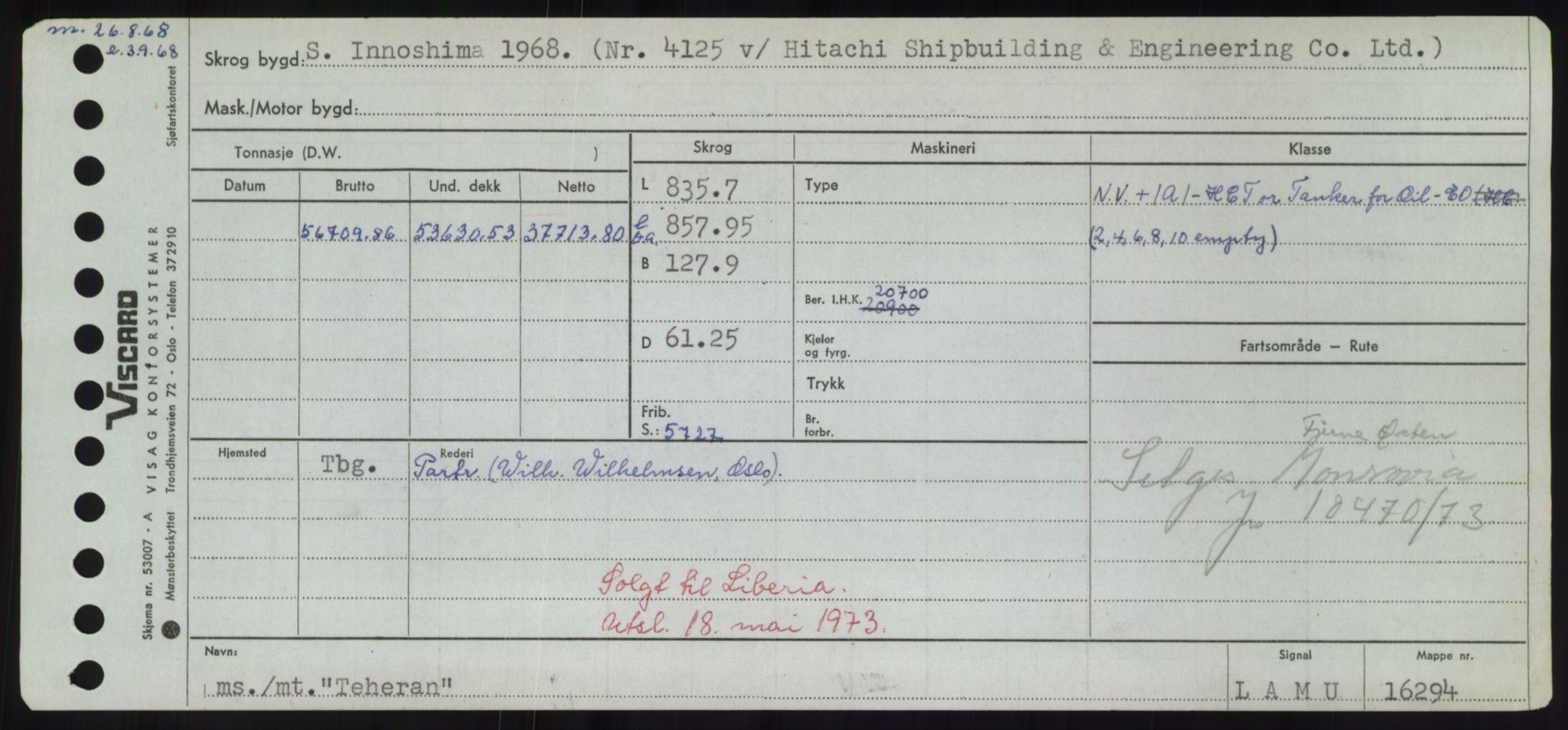 Sjøfartsdirektoratet med forløpere, Skipsmålingen, AV/RA-S-1627/H/Hd/L0038: Fartøy, T-Th, s. 329