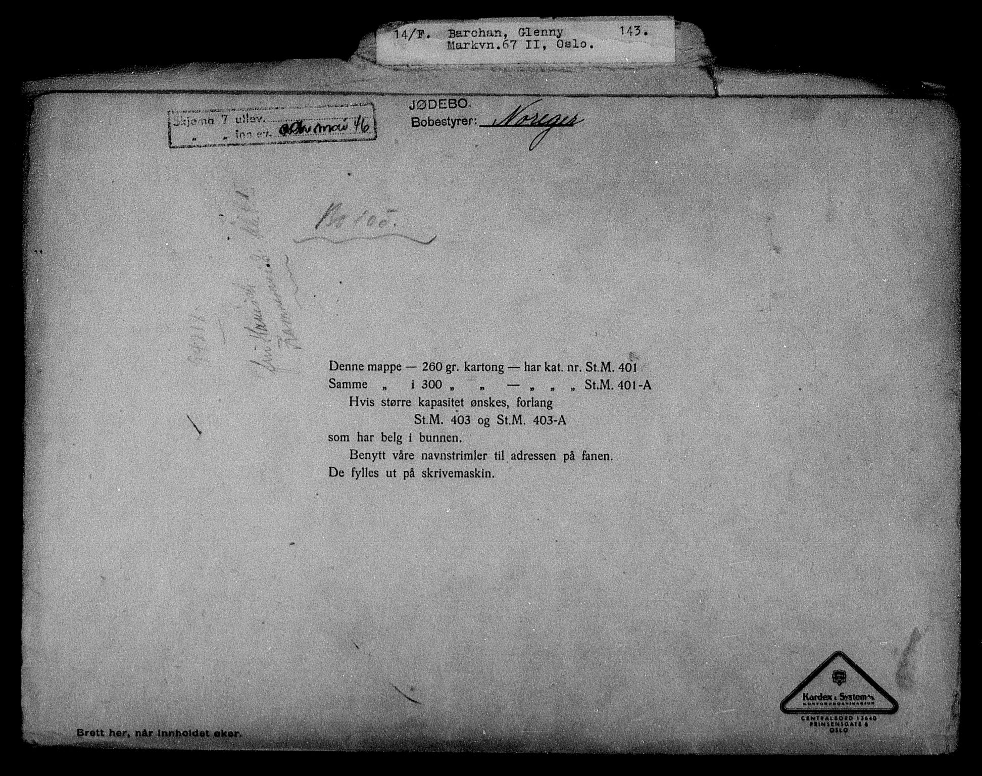 Justisdepartementet, Tilbakeføringskontoret for inndratte formuer, RA/S-1564/H/Hc/Hcc/L0918: --, 1945-1947, s. 202