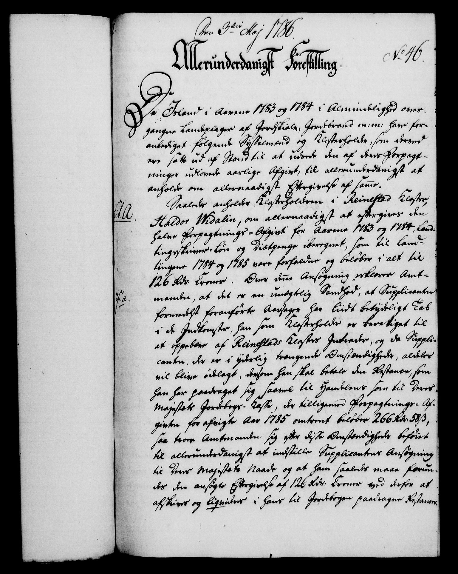 Rentekammeret, Kammerkanselliet, AV/RA-EA-3111/G/Gf/Gfa/L0068: Norsk relasjons- og resolusjonsprotokoll (merket RK 52.68), 1786, s. 338