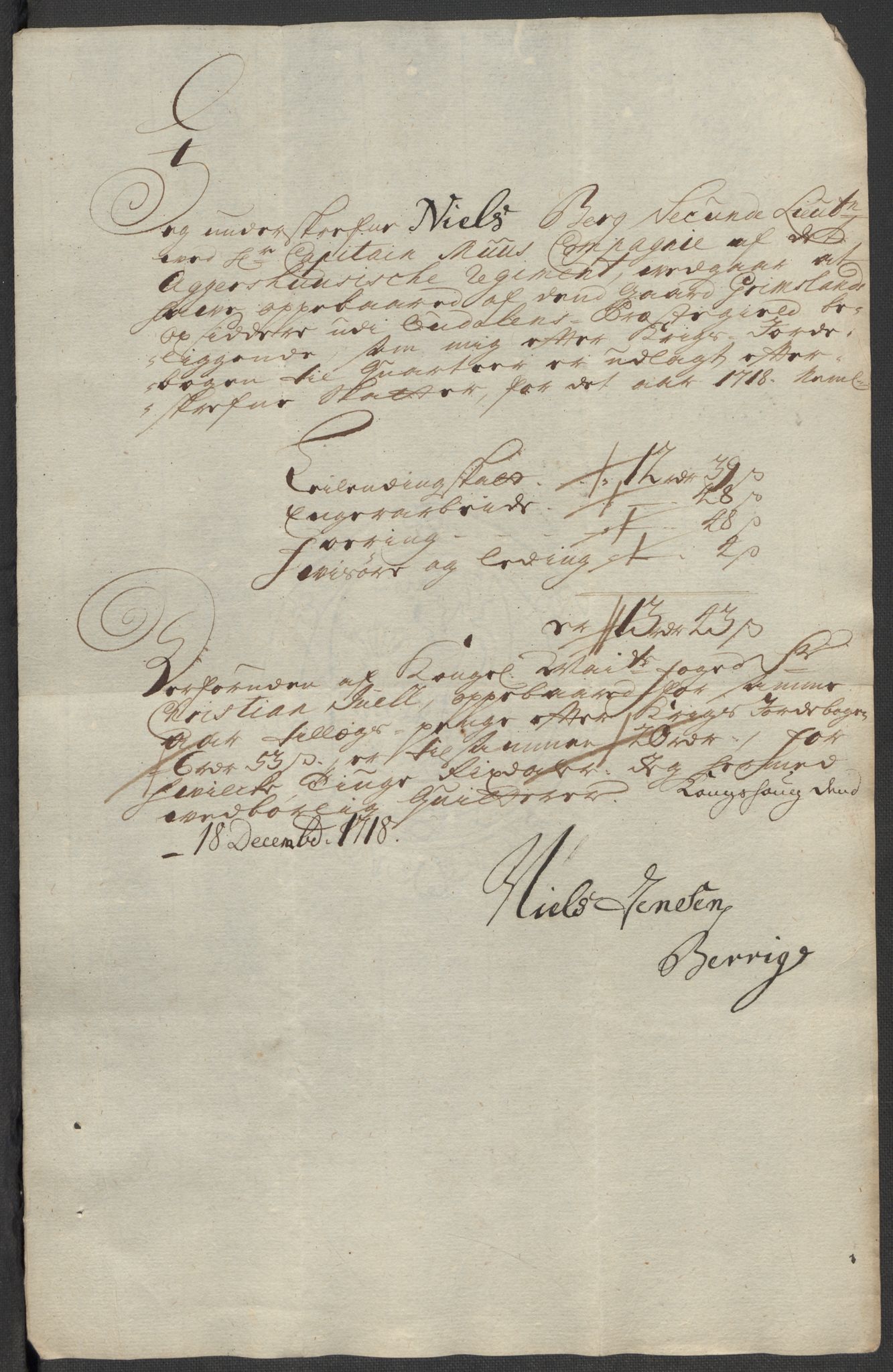 Rentekammeret inntil 1814, Reviderte regnskaper, Fogderegnskap, AV/RA-EA-4092/R13/L0857: Fogderegnskap Solør, Odal og Østerdal, 1718, s. 281