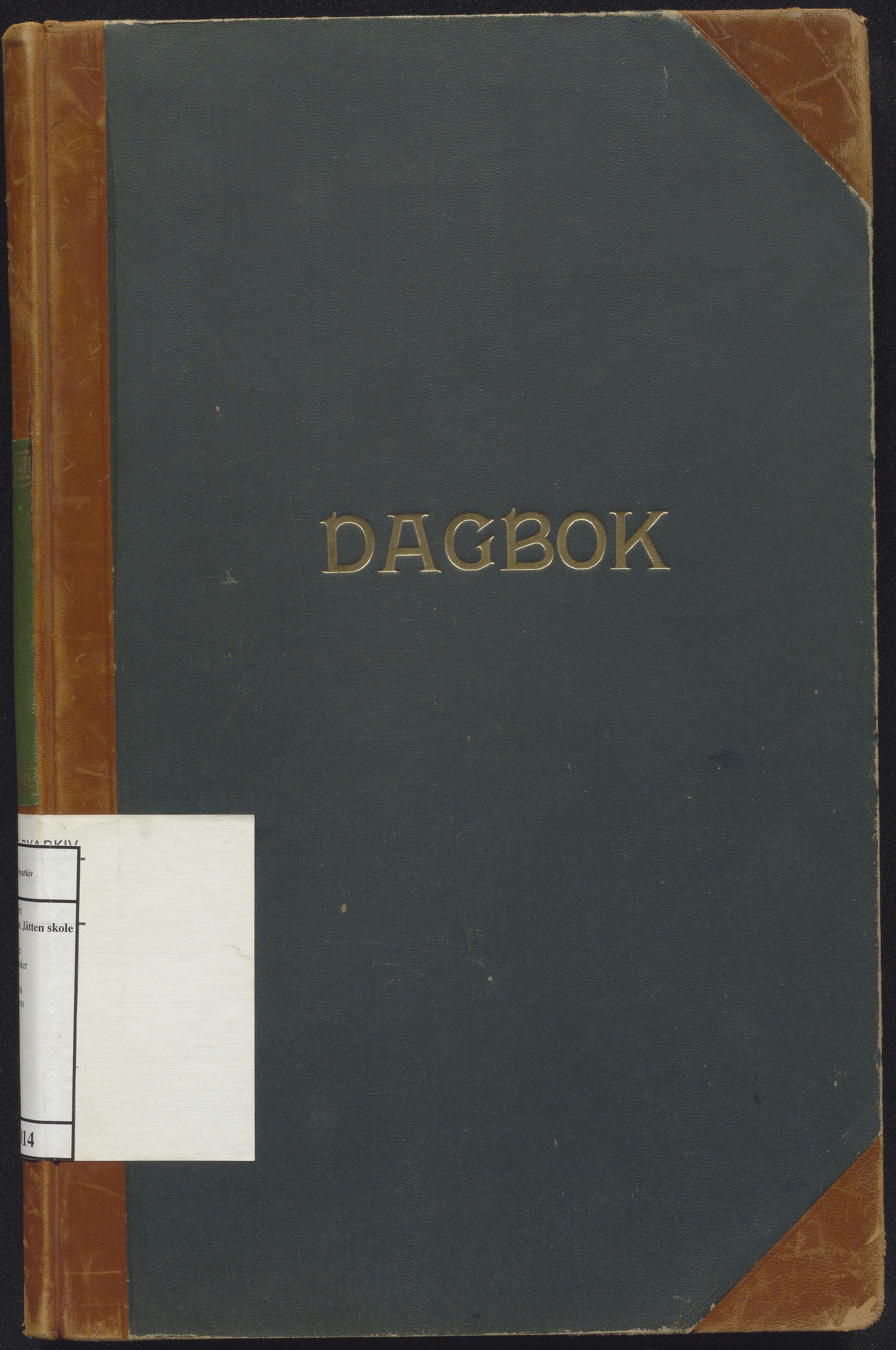 Hetland kommune. Jåtten skole, BYST/A-0148/G/Ga/L0014: Dagbok , 1950-1959