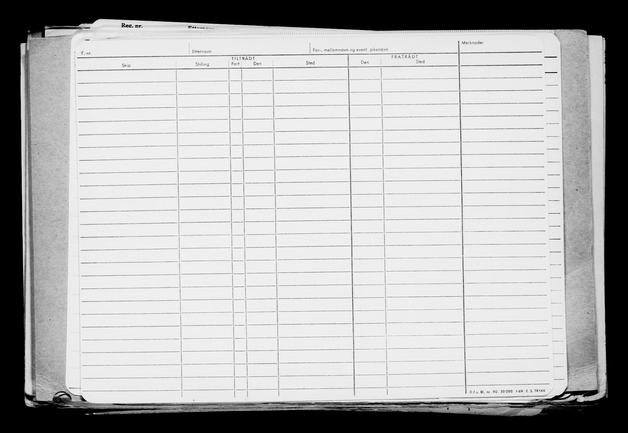 Direktoratet for sjømenn, AV/RA-S-3545/G/Gb/L0210: Hovedkort, 1922, s. 137