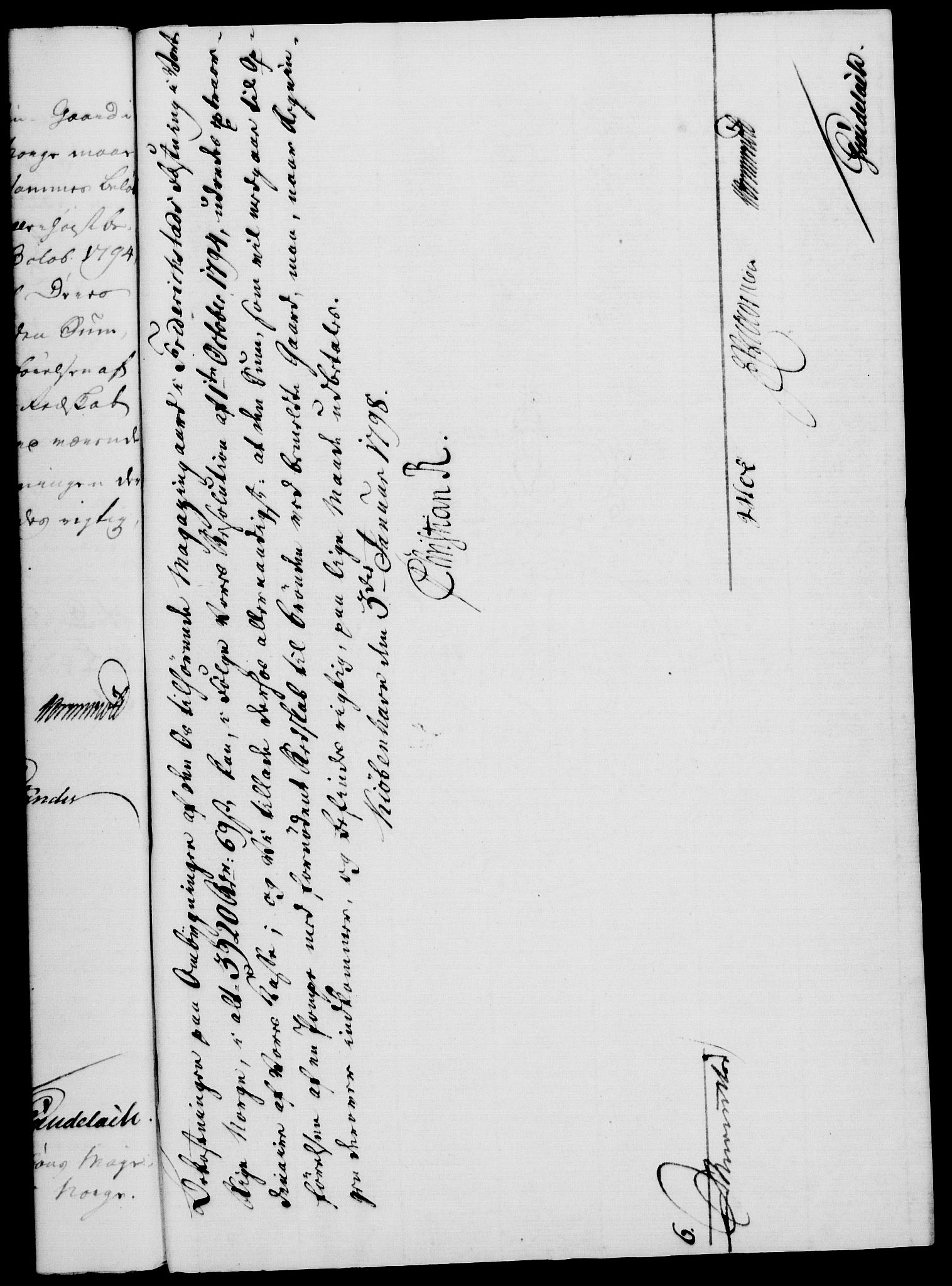 Rentekammeret, Kammerkanselliet, RA/EA-3111/G/Gf/Gfa/L0080: Norsk relasjons- og resolusjonsprotokoll (merket RK 52.80), 1798, s. 41