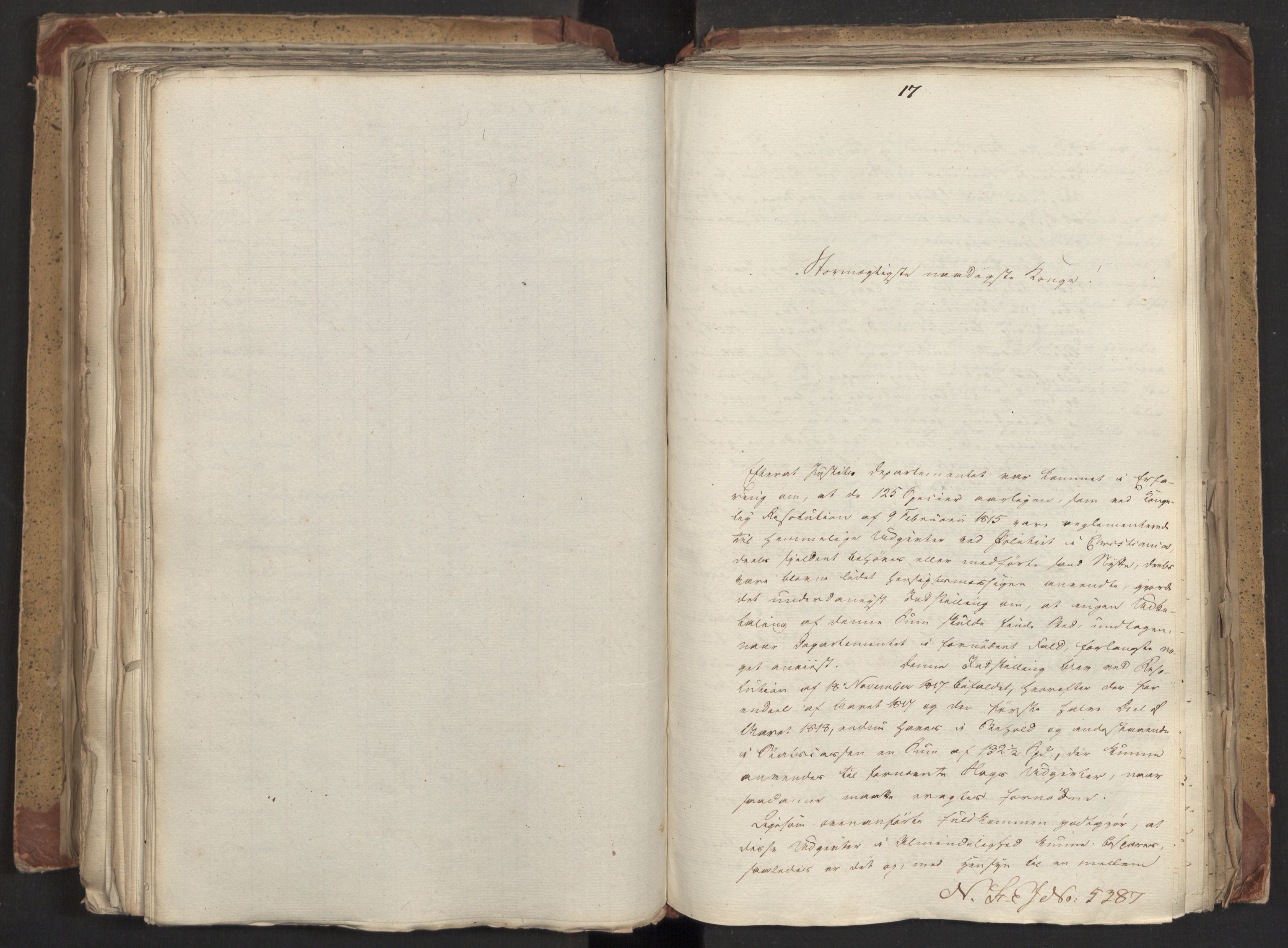 Statsrådsavdelingen i Stockholm, AV/RA-S-1003/D/Da/L0027: Regjeringsinnstillinger nr. 5275-5436, 1821, s. 366