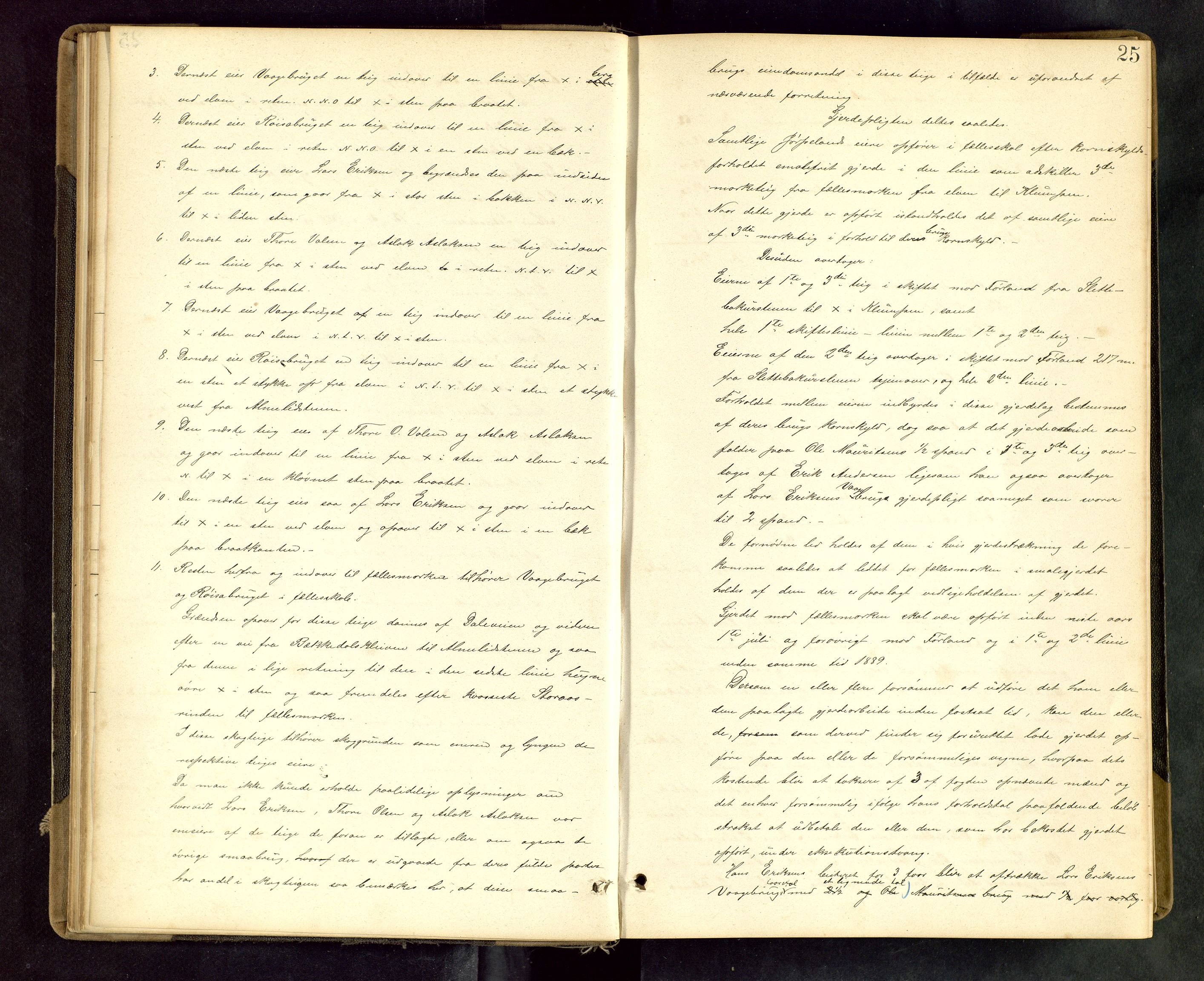 Rogaland jordskifterett, AV/SAST-A-102426/Oa/L0049: Forhandlingsprotokoll, 1887-1892, s. 25