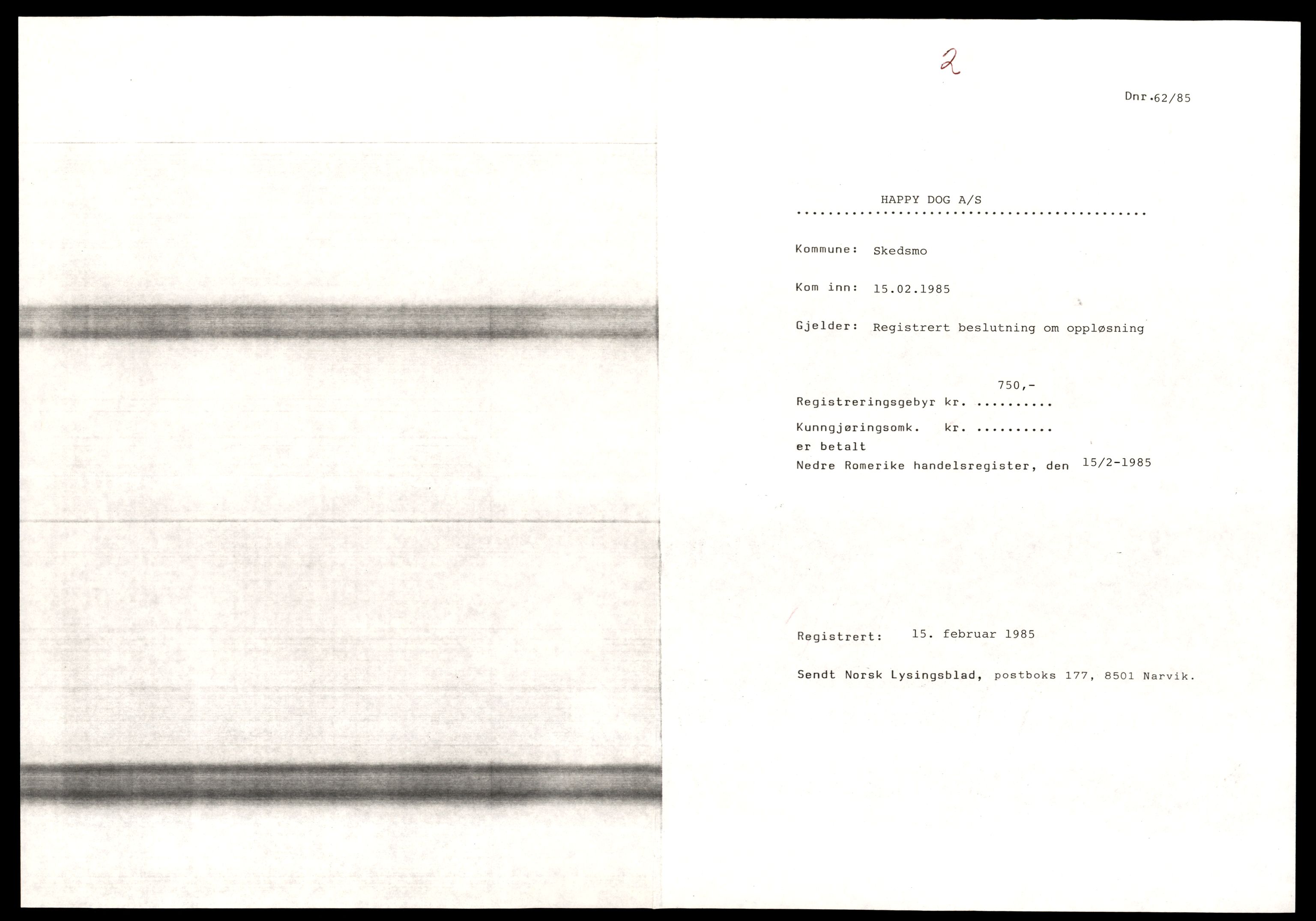 Nedre Romerike sorenskriveri, SAT/A-10469/K/Ke/Kea/L0009: Enkeltmannsforetak, aksjeselskap og andelslag, Hap - Hå, 1944-1989