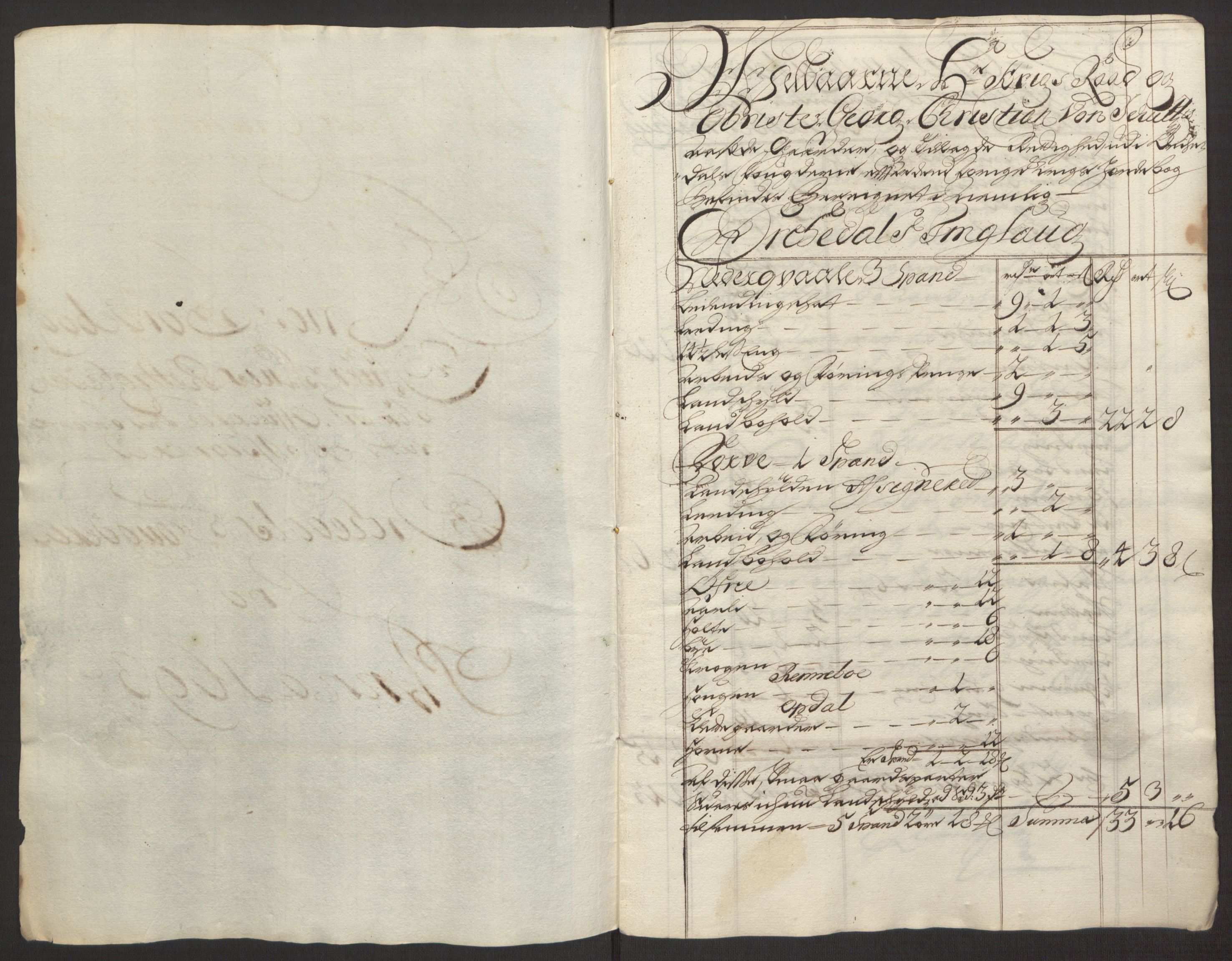 Rentekammeret inntil 1814, Reviderte regnskaper, Fogderegnskap, AV/RA-EA-4092/R58/L3938: Fogderegnskap Orkdal, 1693, s. 207