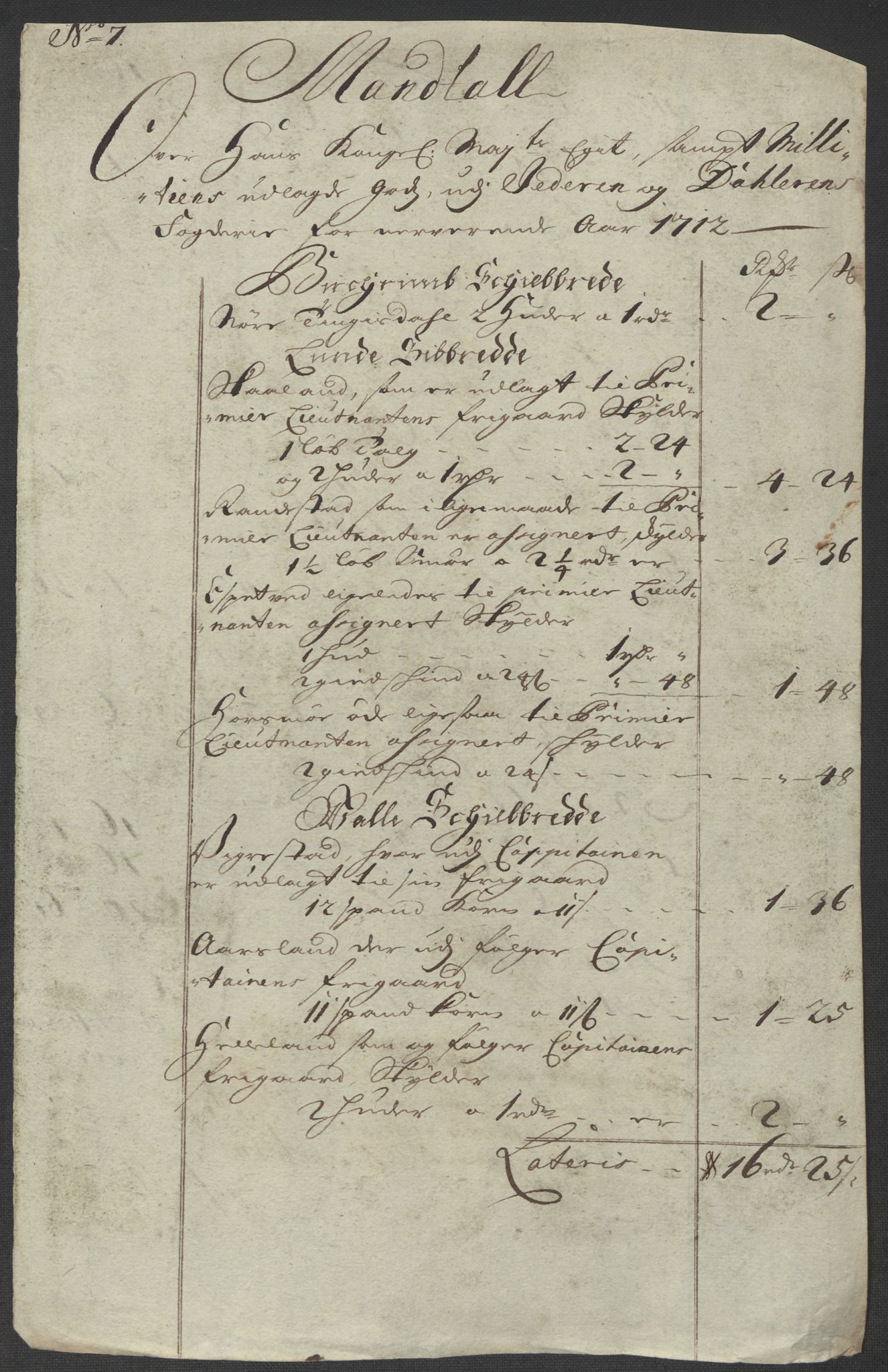 Rentekammeret inntil 1814, Reviderte regnskaper, Fogderegnskap, AV/RA-EA-4092/R46/L2737: Fogderegnskap Jæren og Dalane, 1712, s. 155