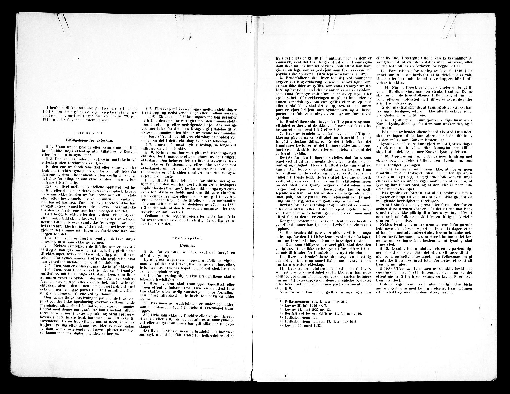 Kråkerøy prestekontor Kirkebøker, AV/SAO-A-10912/H/Ha/L0004: Lysningsprotokoll nr. 4, 1951-1969