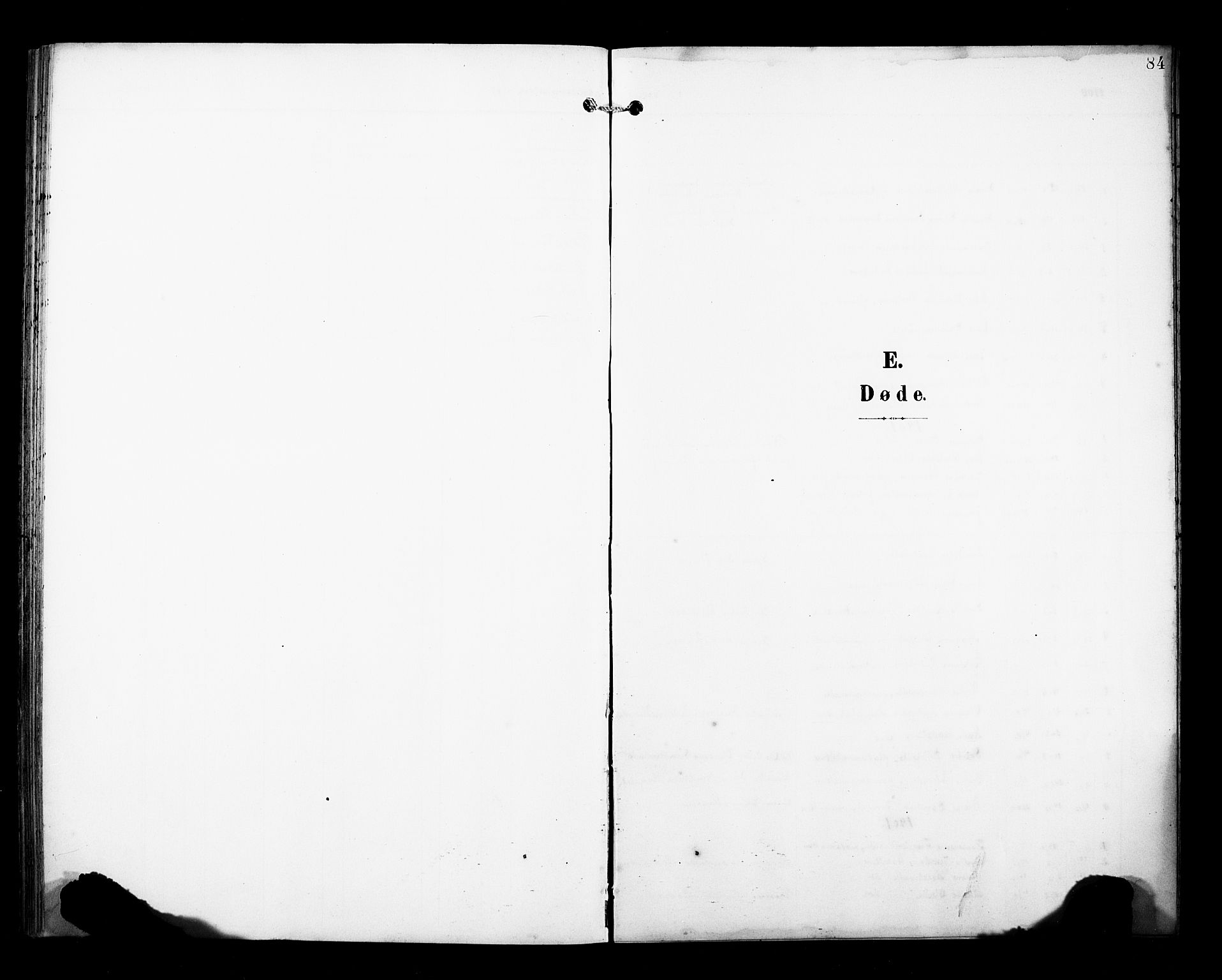 Kinn sokneprestembete, SAB/A-80801/H/Hab/Habe/L0002: Klokkerbok nr. E 2, 1900-1926, s. 84