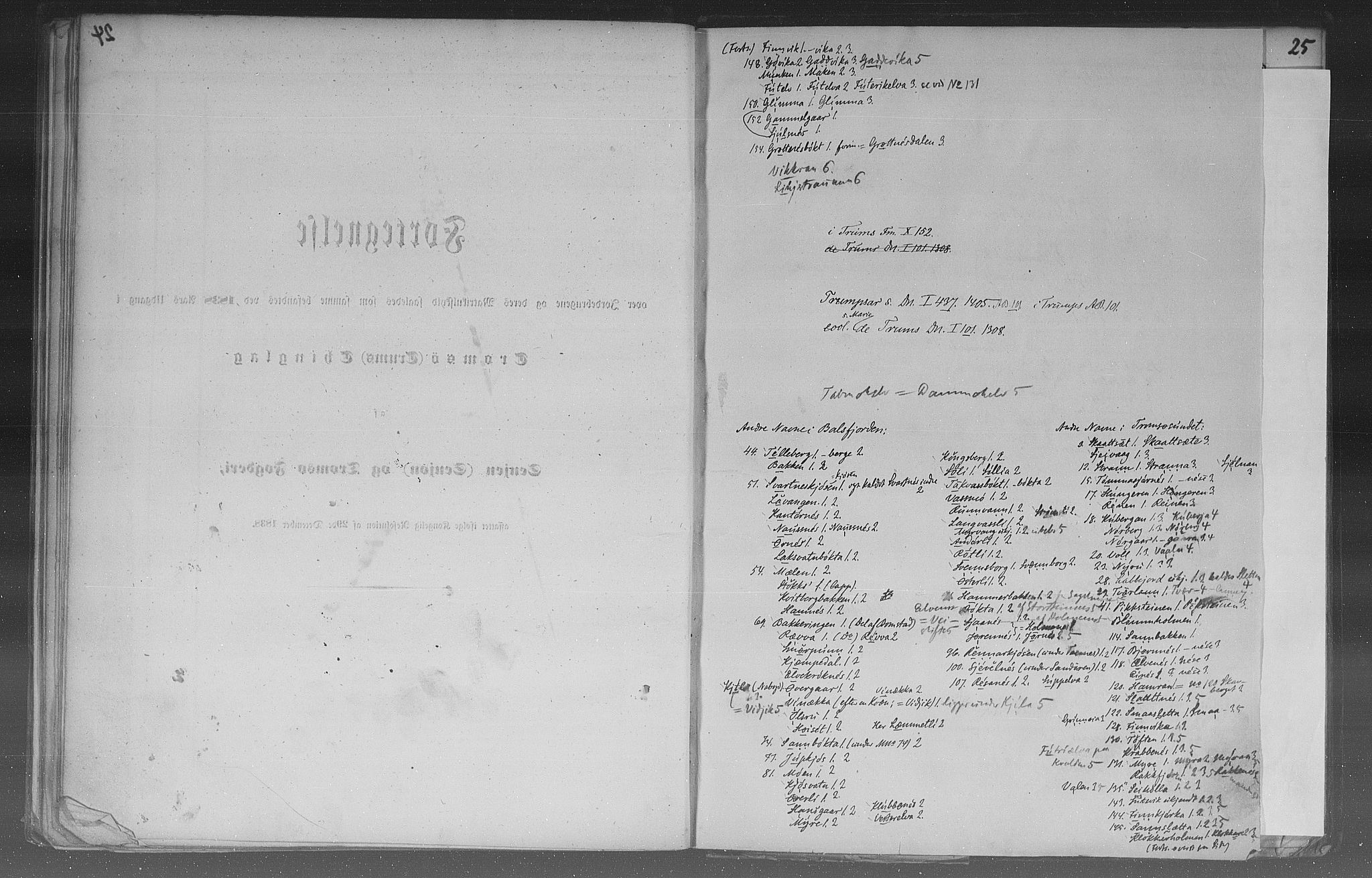 Rygh, AV/RA-PA-0034/F/Fb/L0015/0003: Matrikkelen for 1838 / Matrikkelen for 1838 - Tromsø amt (Troms fylke), 1838, s. 24b