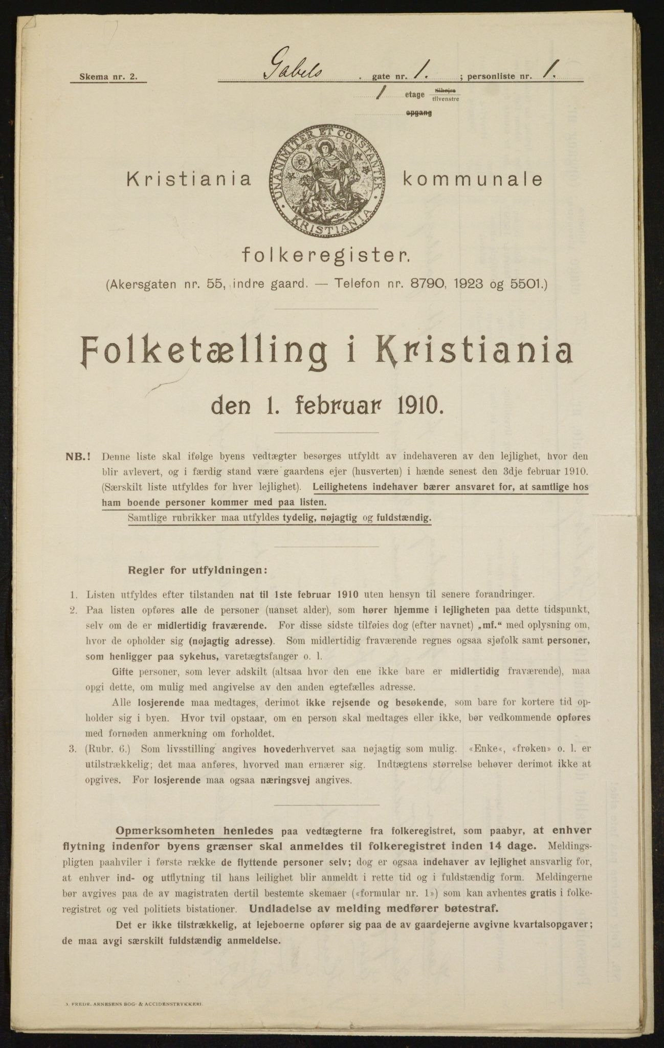 OBA, Kommunal folketelling 1.2.1910 for Kristiania, 1910, s. 27121