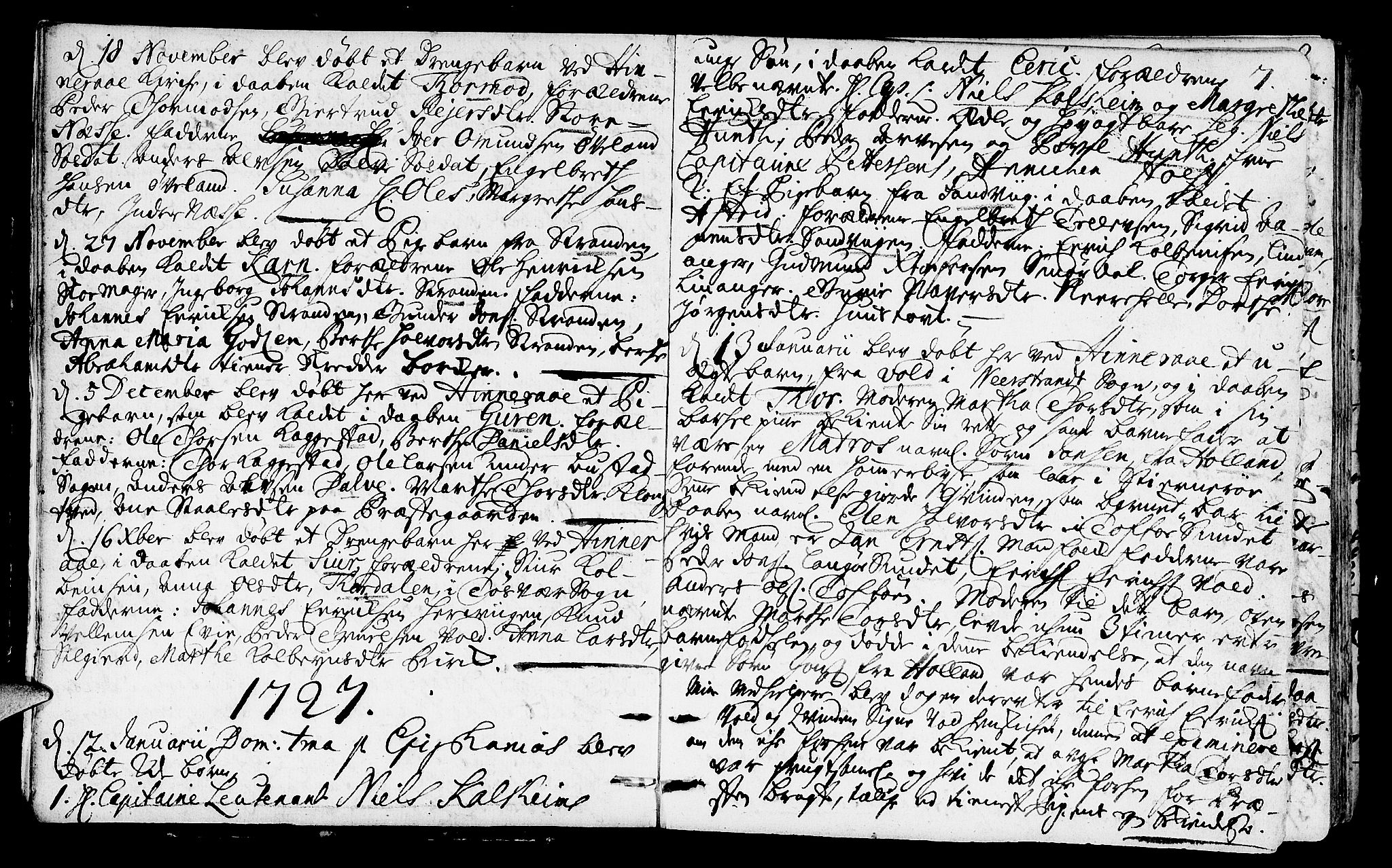 Nedstrand sokneprestkontor, SAST/A-101841/01/IV: Ministerialbok nr. A 1 /1, 1724-1740, s. 7