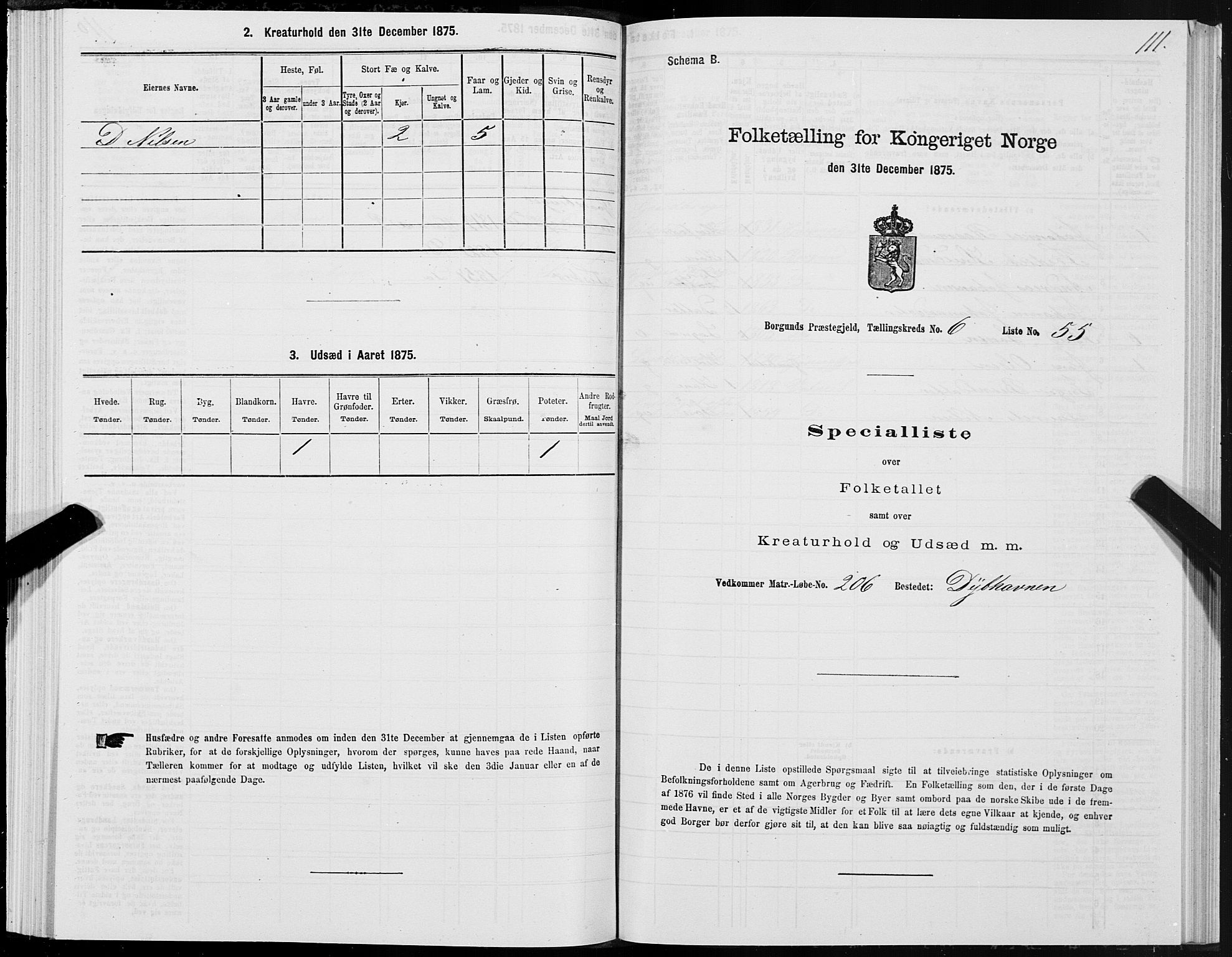 SAT, Folketelling 1875 for 1531P Borgund prestegjeld, 1875, s. 4111