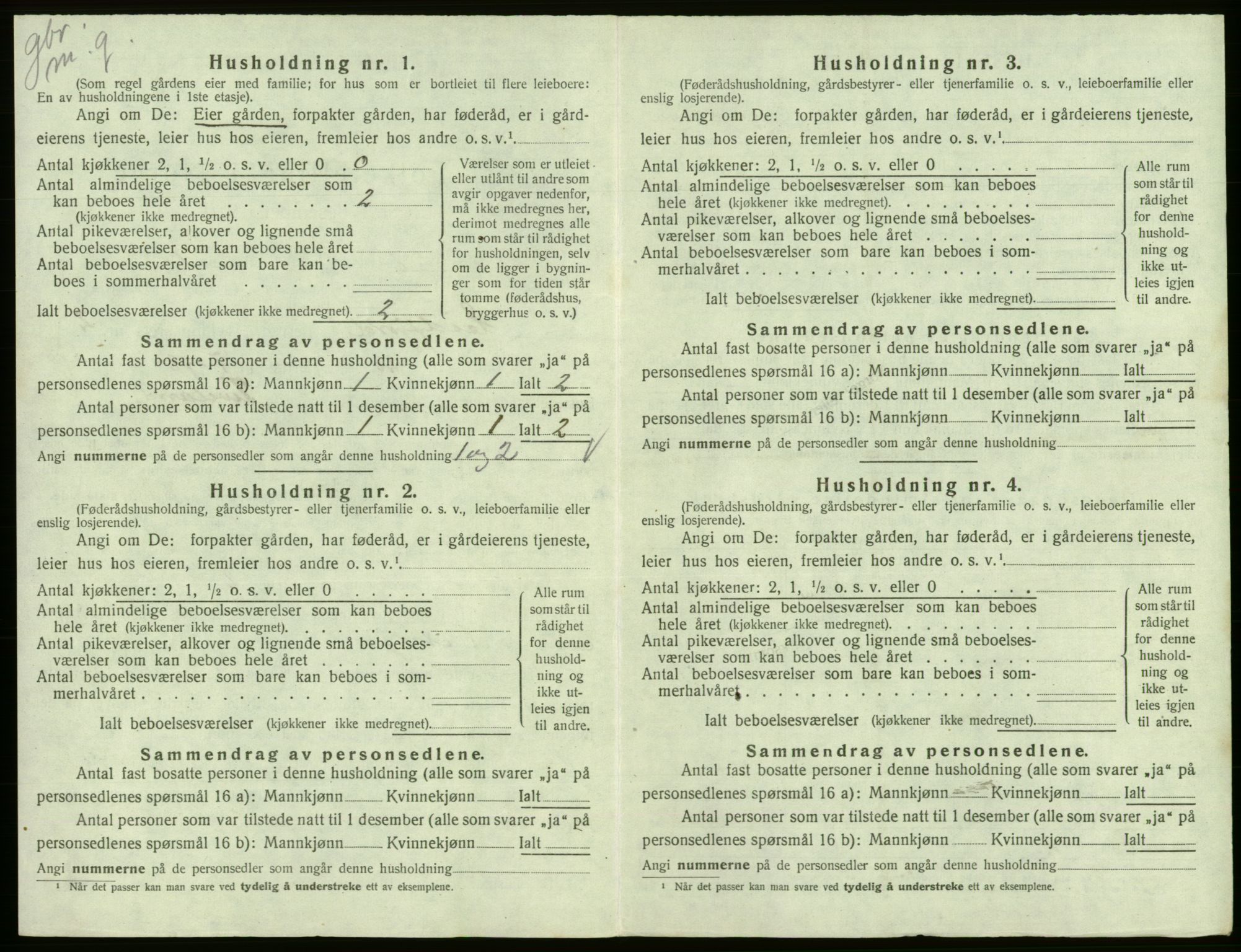 SAB, Folketelling 1920 for 1232 Eidfjord herred, 1920, s. 88