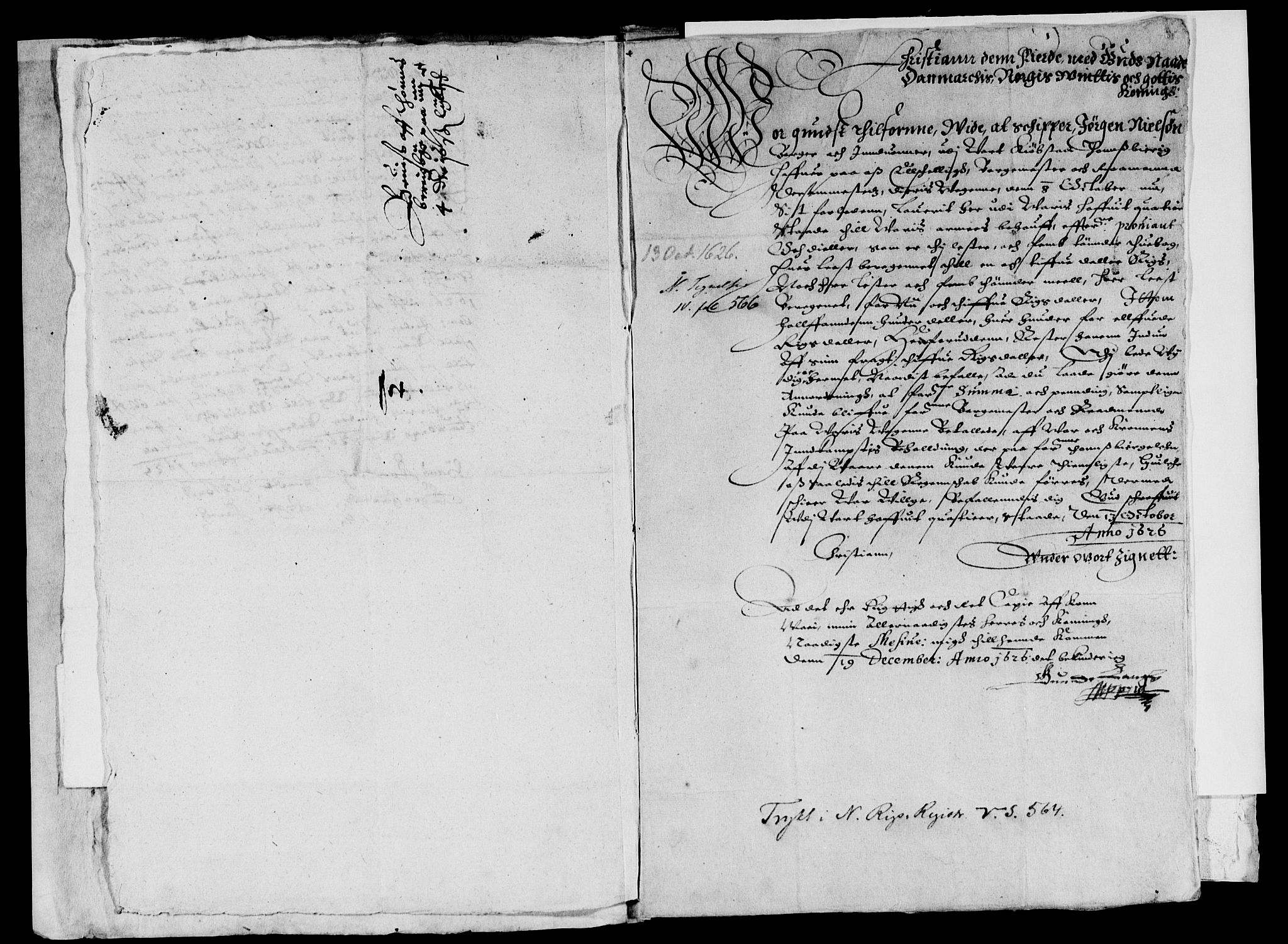 Rentekammeret inntil 1814, Reviderte regnskaper, Lensregnskaper, AV/RA-EA-5023/R/Rb/Rbo/L0007: Tønsberg len, 1624-1627