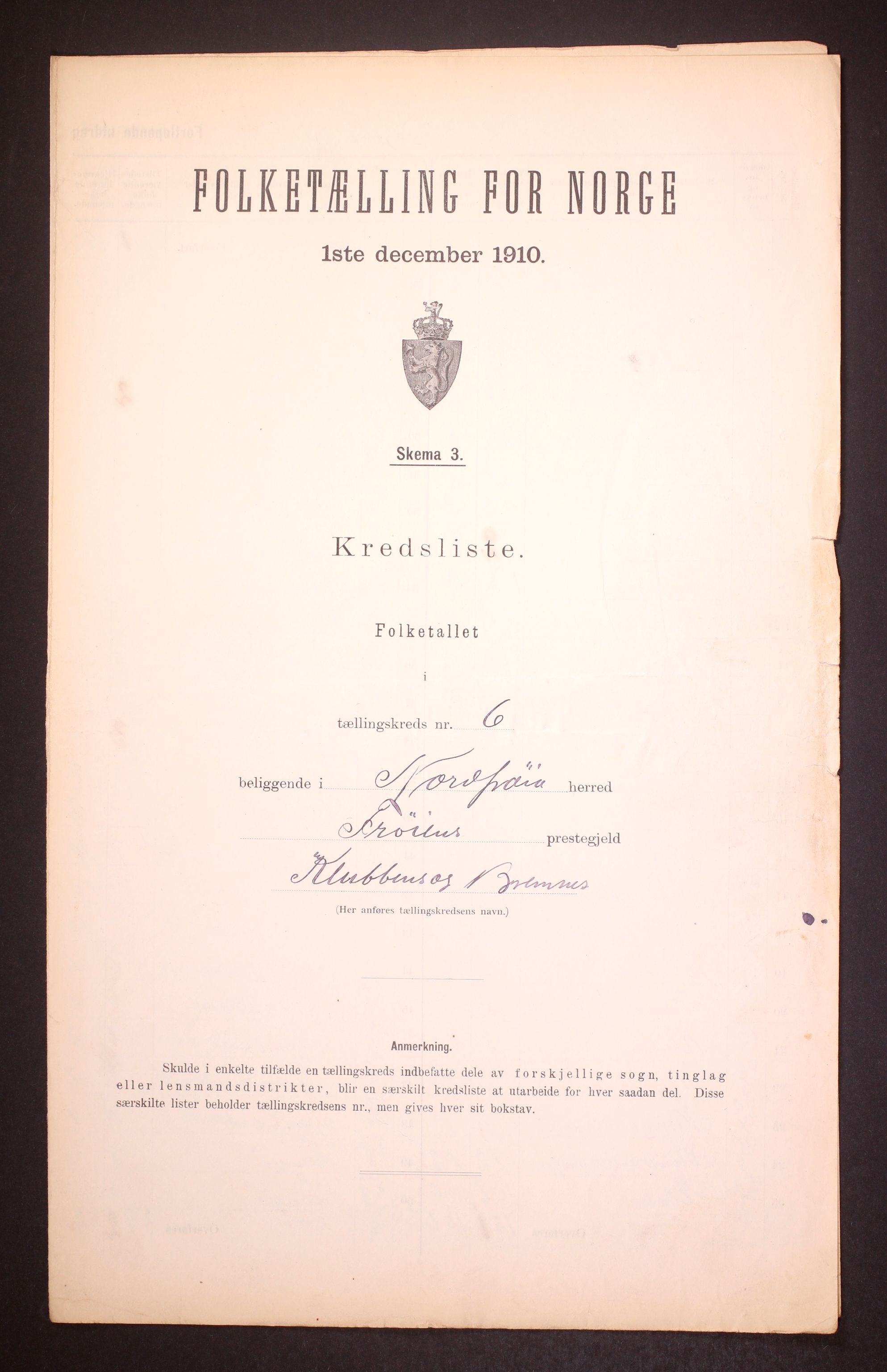 RA, Folketelling 1910 for 1620 Nord-Frøya herred, 1910, s. 19