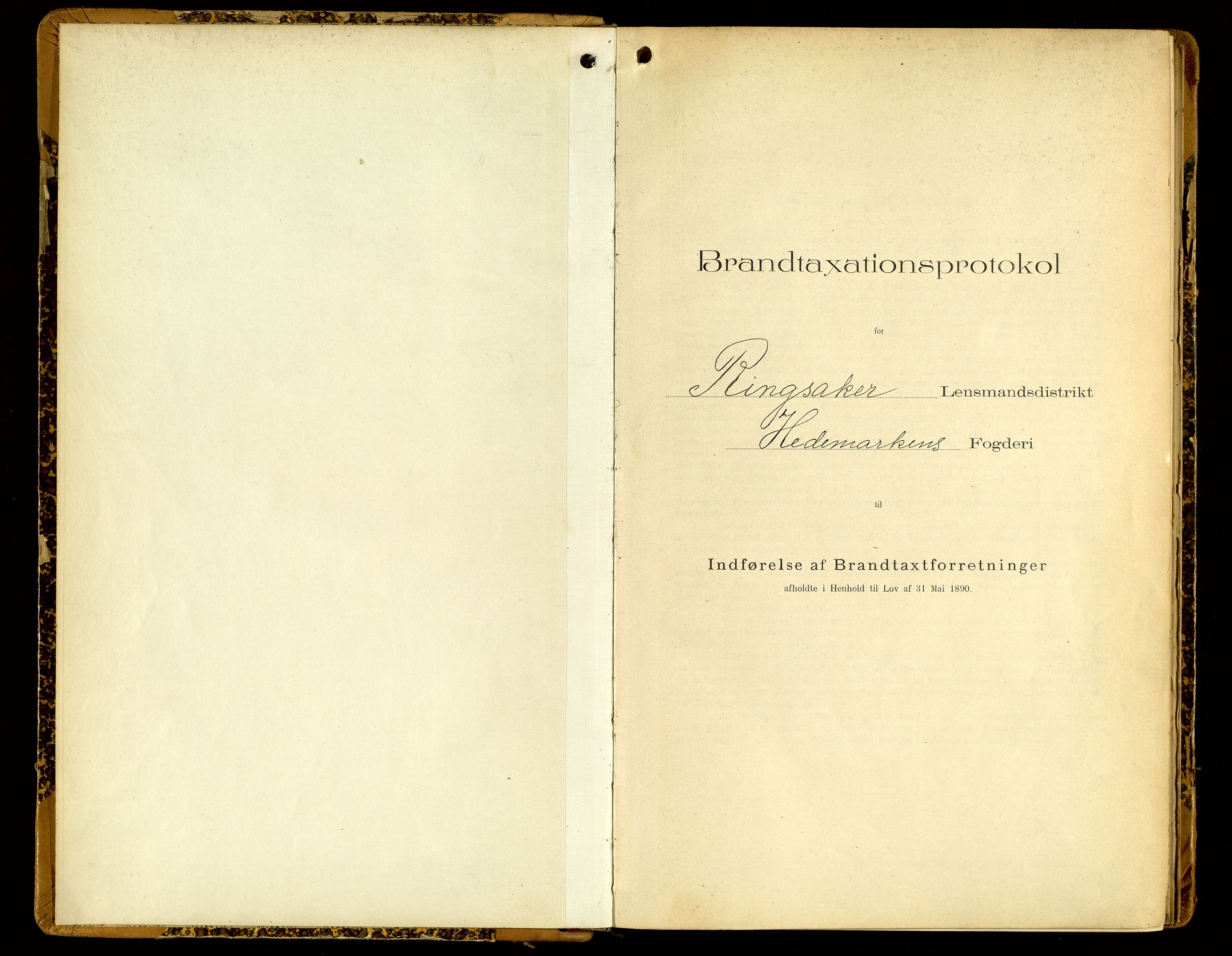 Norges Brannkasse, Ringsaker, AV/SAH-NBRANR-003/F/L0009: Branntakstprotokoll, 1913-1939