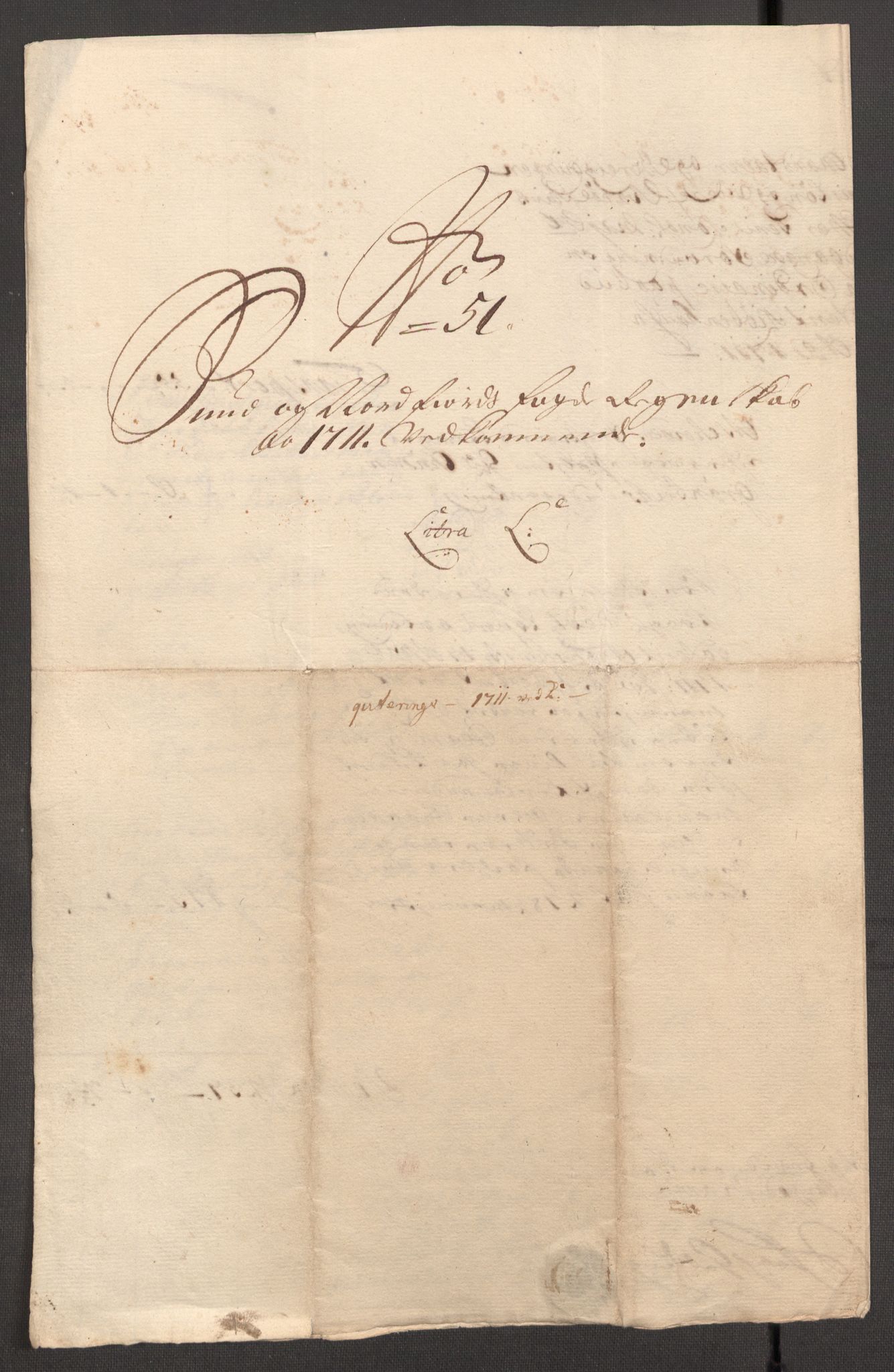 Rentekammeret inntil 1814, Reviderte regnskaper, Fogderegnskap, RA/EA-4092/R53/L3434: Fogderegnskap Sunn- og Nordfjord, 1711, s. 131