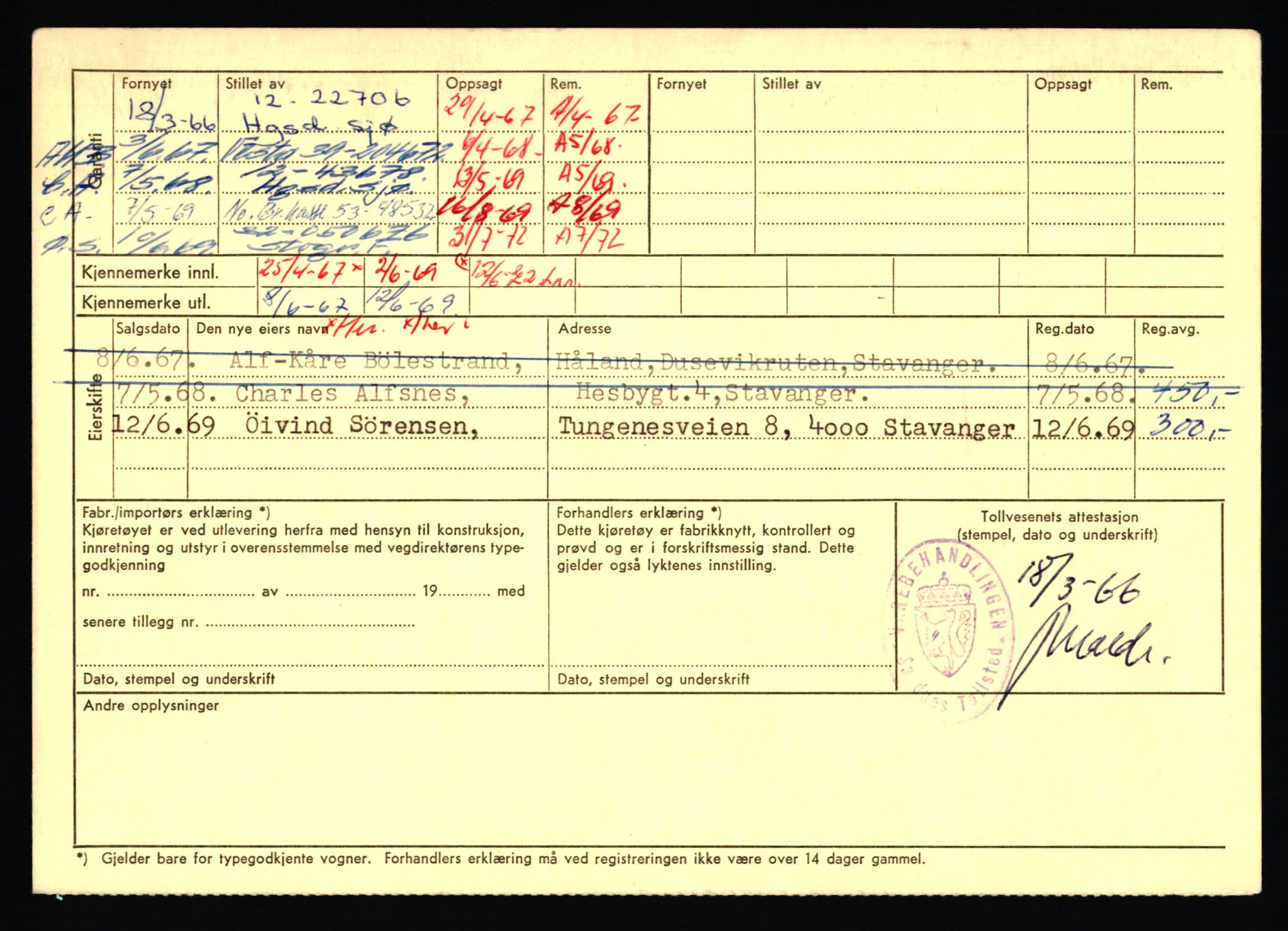 Stavanger trafikkstasjon, AV/SAST-A-101942/0/F/L0073: L-84100 - L-86499, 1930-1971, s. 854