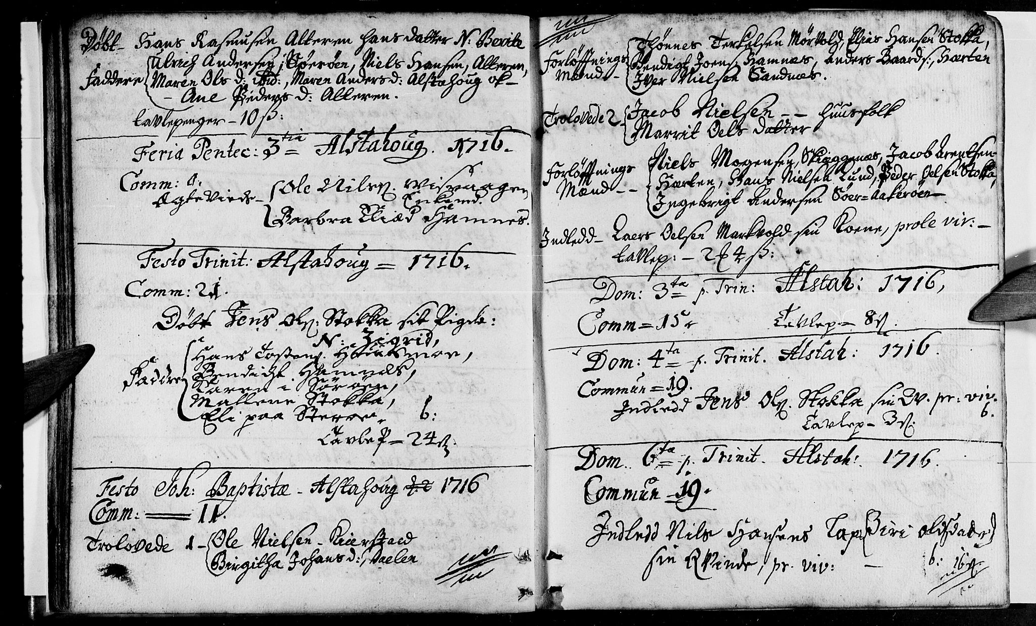 Ministerialprotokoller, klokkerbøker og fødselsregistre - Nordland, AV/SAT-A-1459/830/L0432: Ministerialbok nr. 830A01, 1714-1737