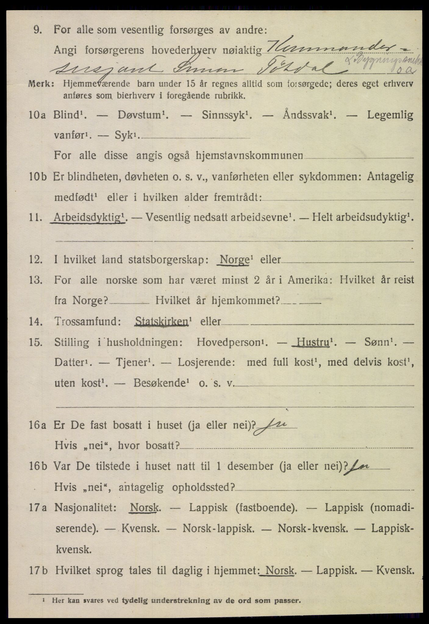SAT, Folketelling 1920 for 1747 Otterøy herred, 1920, s. 1110