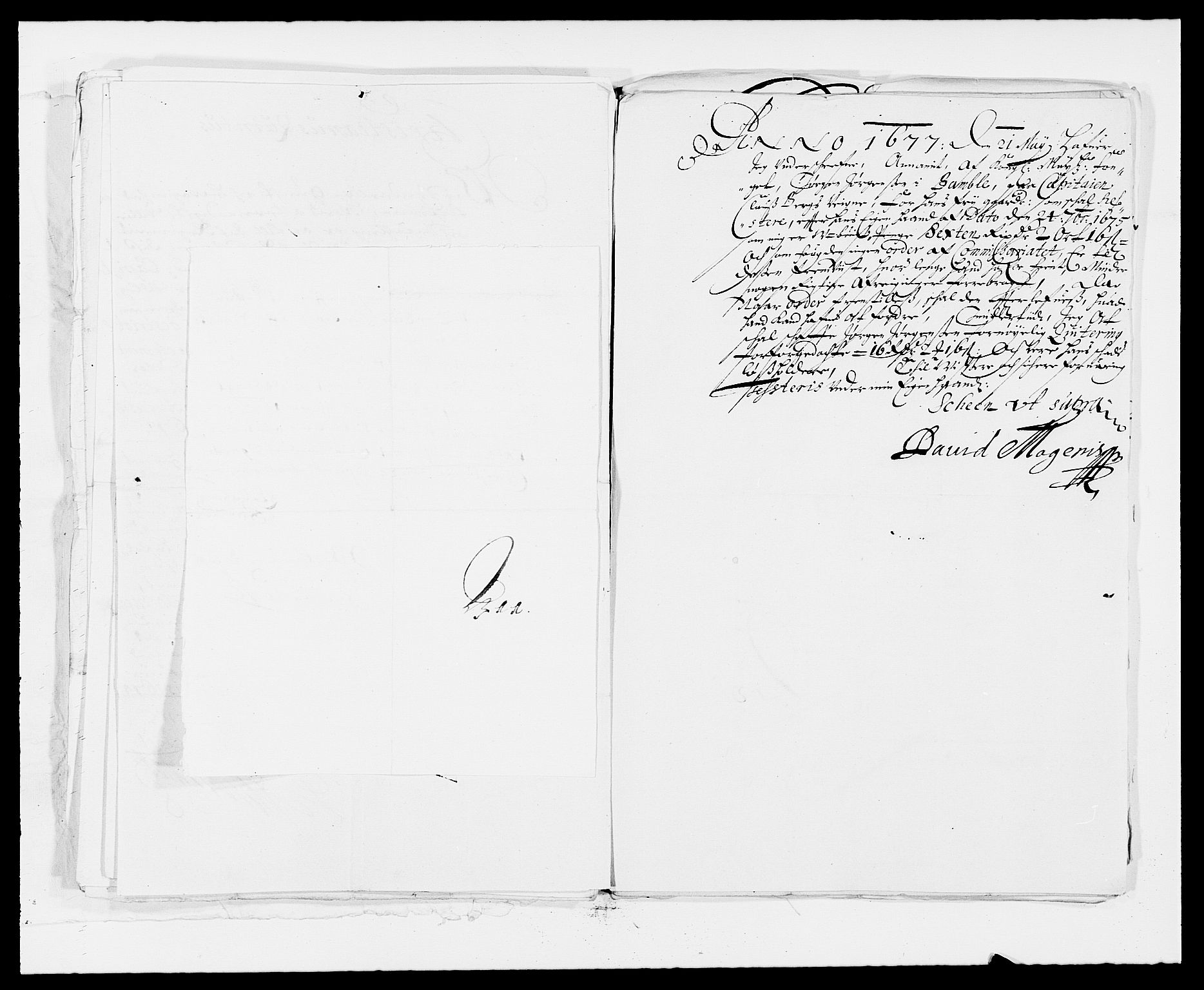 Rentekammeret inntil 1814, Reviderte regnskaper, Fogderegnskap, AV/RA-EA-4092/R34/L2043: Fogderegnskap Bamble, 1676-1677, s. 210