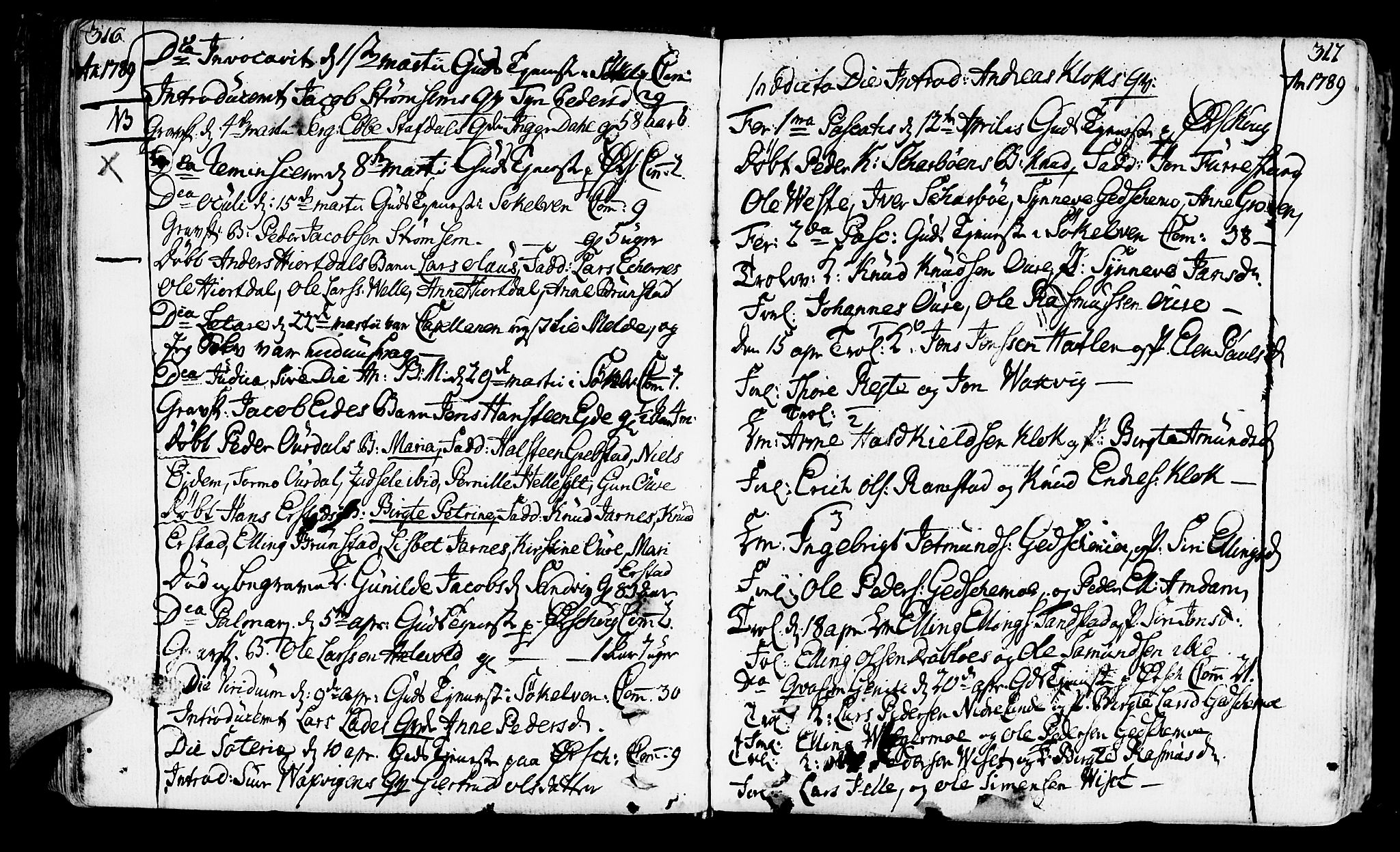 Ministerialprotokoller, klokkerbøker og fødselsregistre - Møre og Romsdal, AV/SAT-A-1454/522/L0308: Ministerialbok nr. 522A03, 1773-1809, s. 316-317