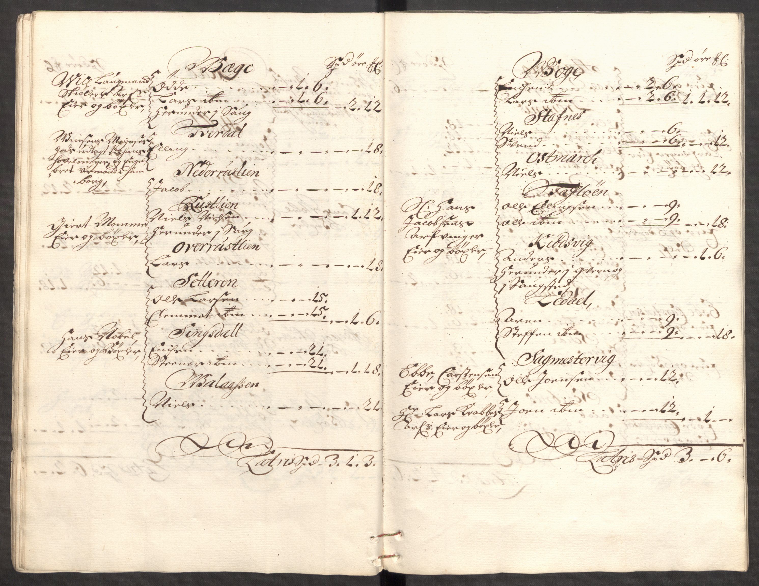 Rentekammeret inntil 1814, Reviderte regnskaper, Fogderegnskap, RA/EA-4092/R57/L3854: Fogderegnskap Fosen, 1700-1701, s. 72