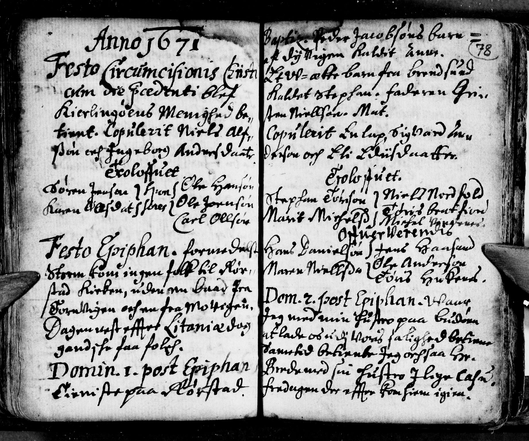 Ministerialprotokoller, klokkerbøker og fødselsregistre - Nordland, AV/SAT-A-1459/853/L0762: Ministerialbok nr. 853A01, 1664-1688, s. 78