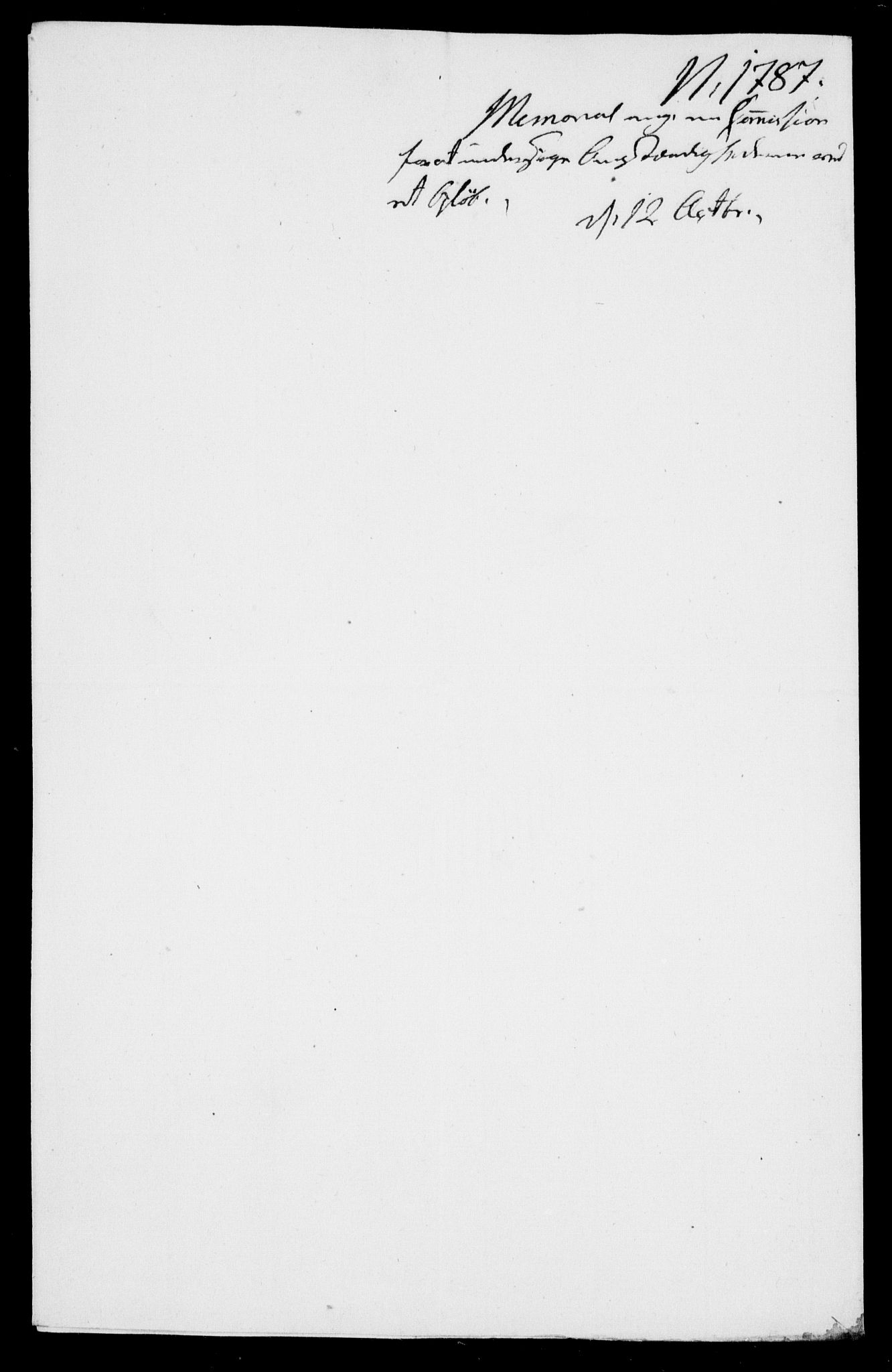 Danske Kanselli, Skapsaker, AV/RA-EA-4061/F/L0097: Skap 16, pakke 7 III, 1787, s. 270