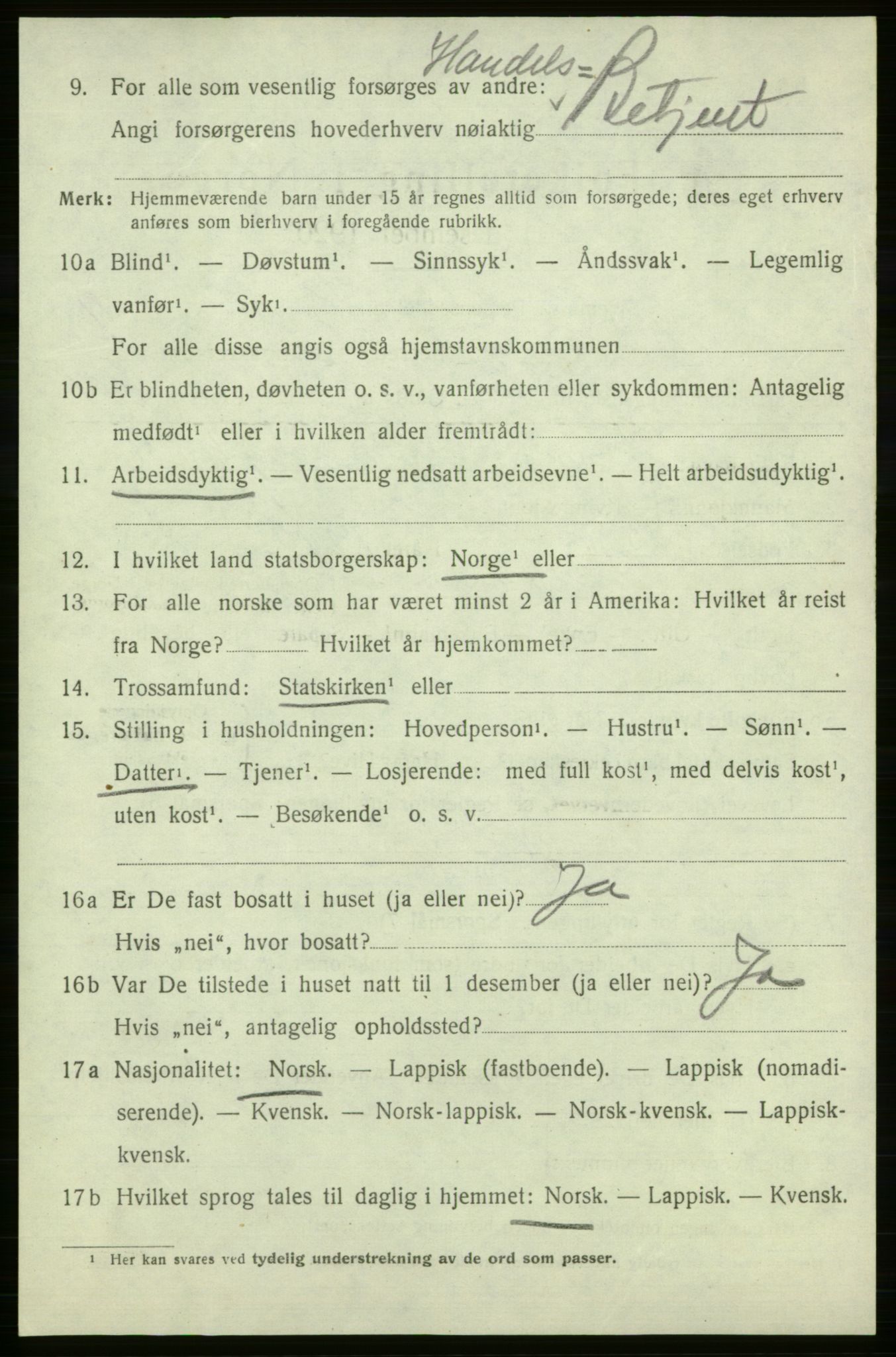 SATØ, Folketelling 1920 for 2018 Måsøy herred, 1920, s. 2235