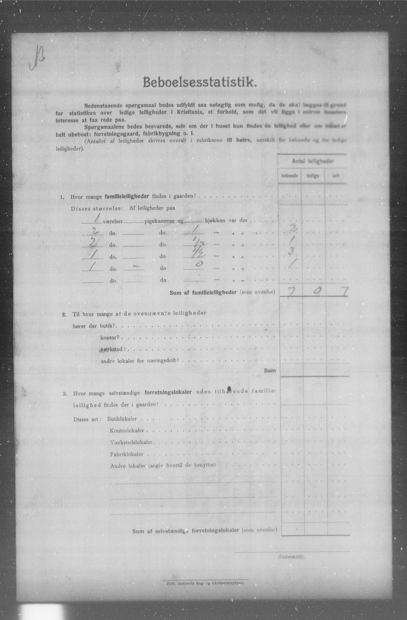 OBA, Kommunal folketelling 31.12.1904 for Kristiania kjøpstad, 1904, s. 649