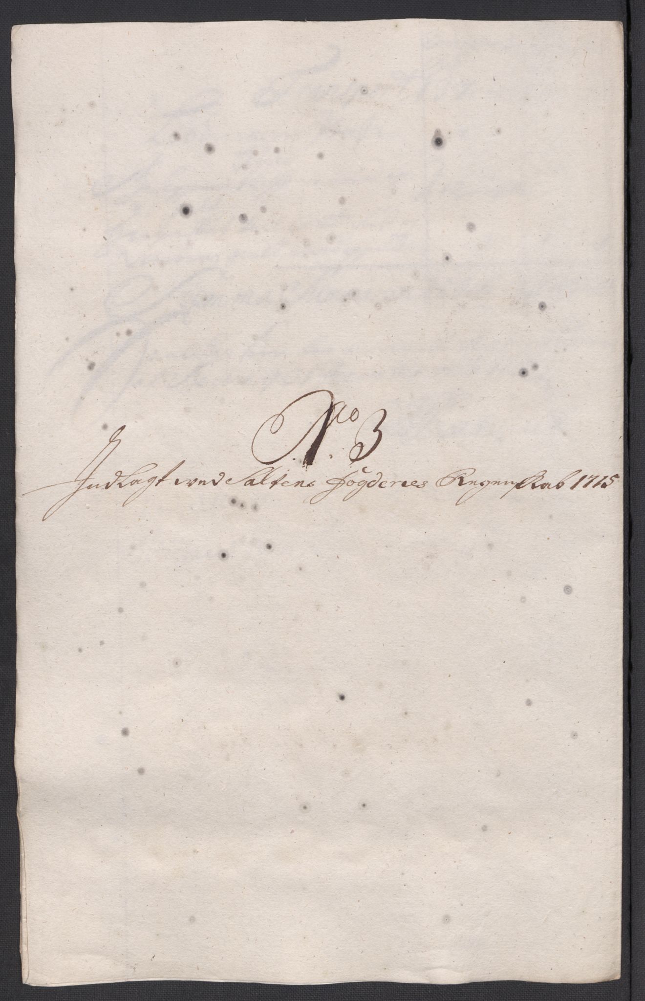 Rentekammeret inntil 1814, Reviderte regnskaper, Fogderegnskap, RA/EA-4092/R66/L4585: Fogderegnskap Salten, 1715, s. 77