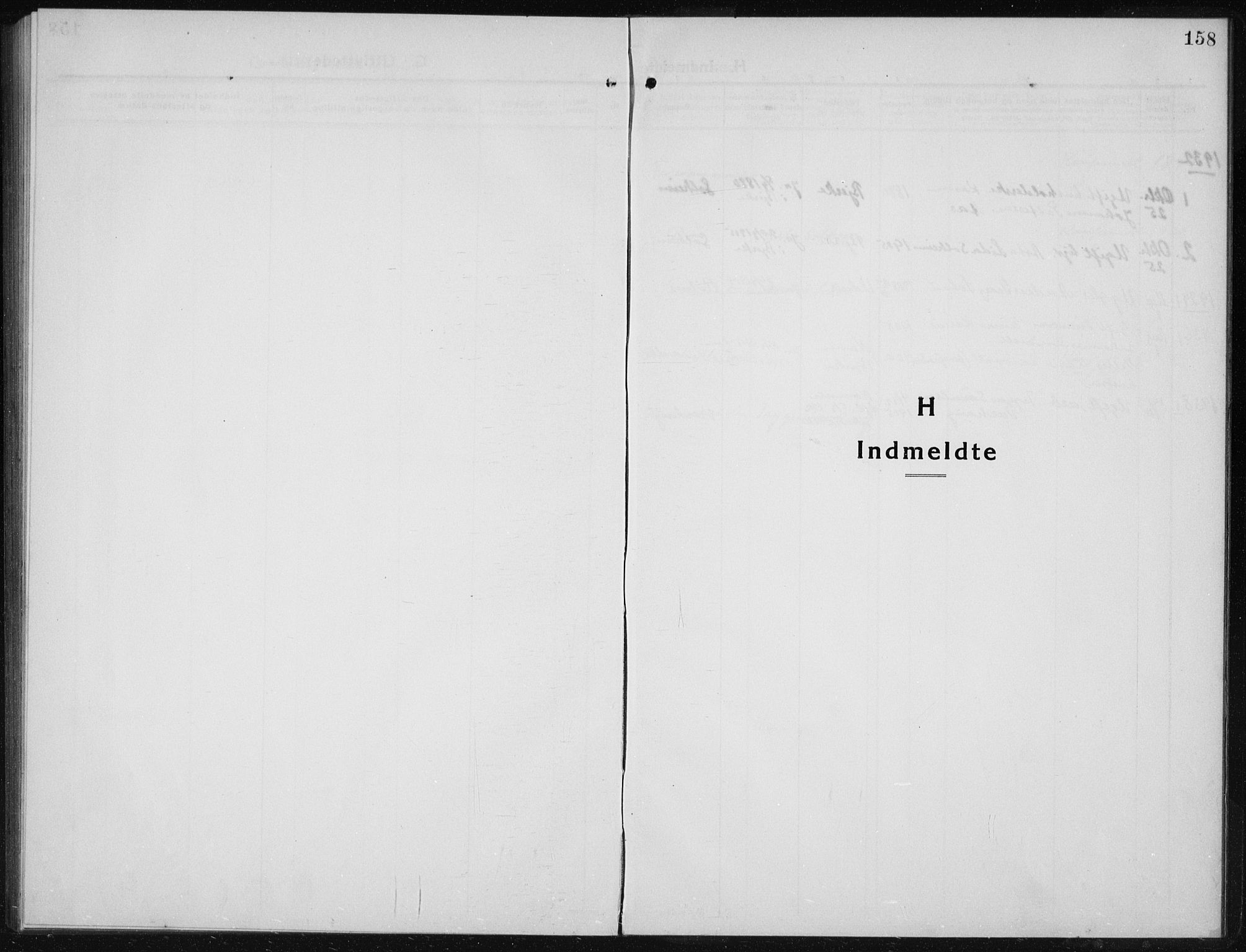 Nannestad prestekontor Kirkebøker, AV/SAO-A-10414a/G/Gc/L0002: Klokkerbok nr. III 2, 1917-1940, s. 158