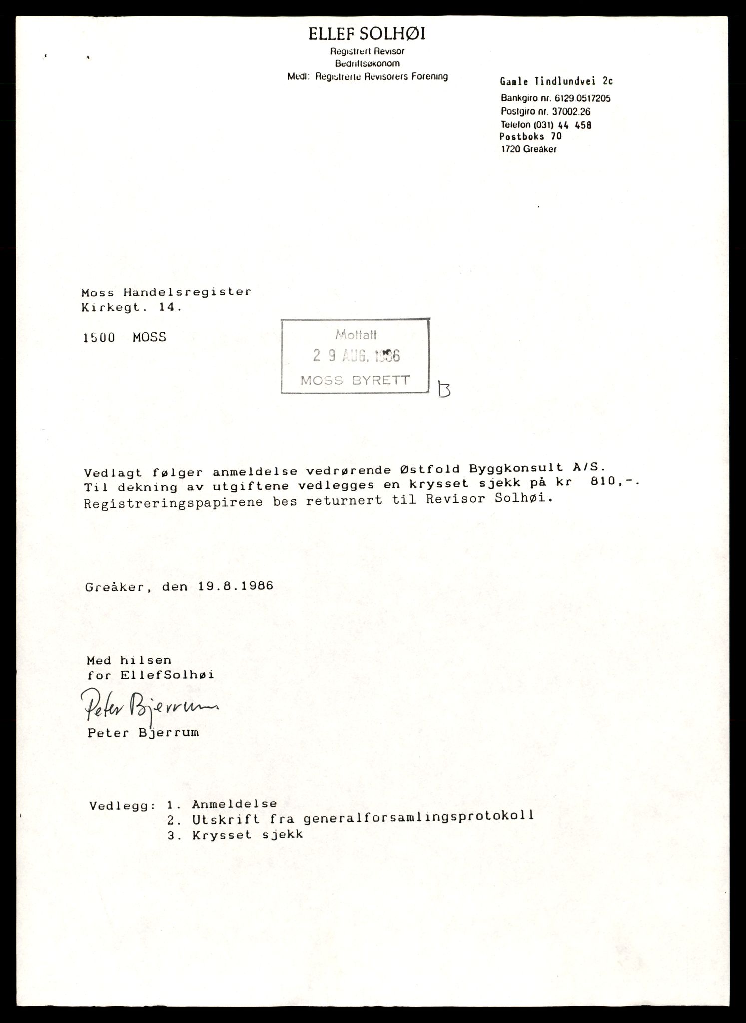 Moss tingrett, AV/SAT-A-10063/K/Ka/Kab/L0047: Slettede og konverterte firmaer, Øst - Åsd, 1890-1943, s. 3