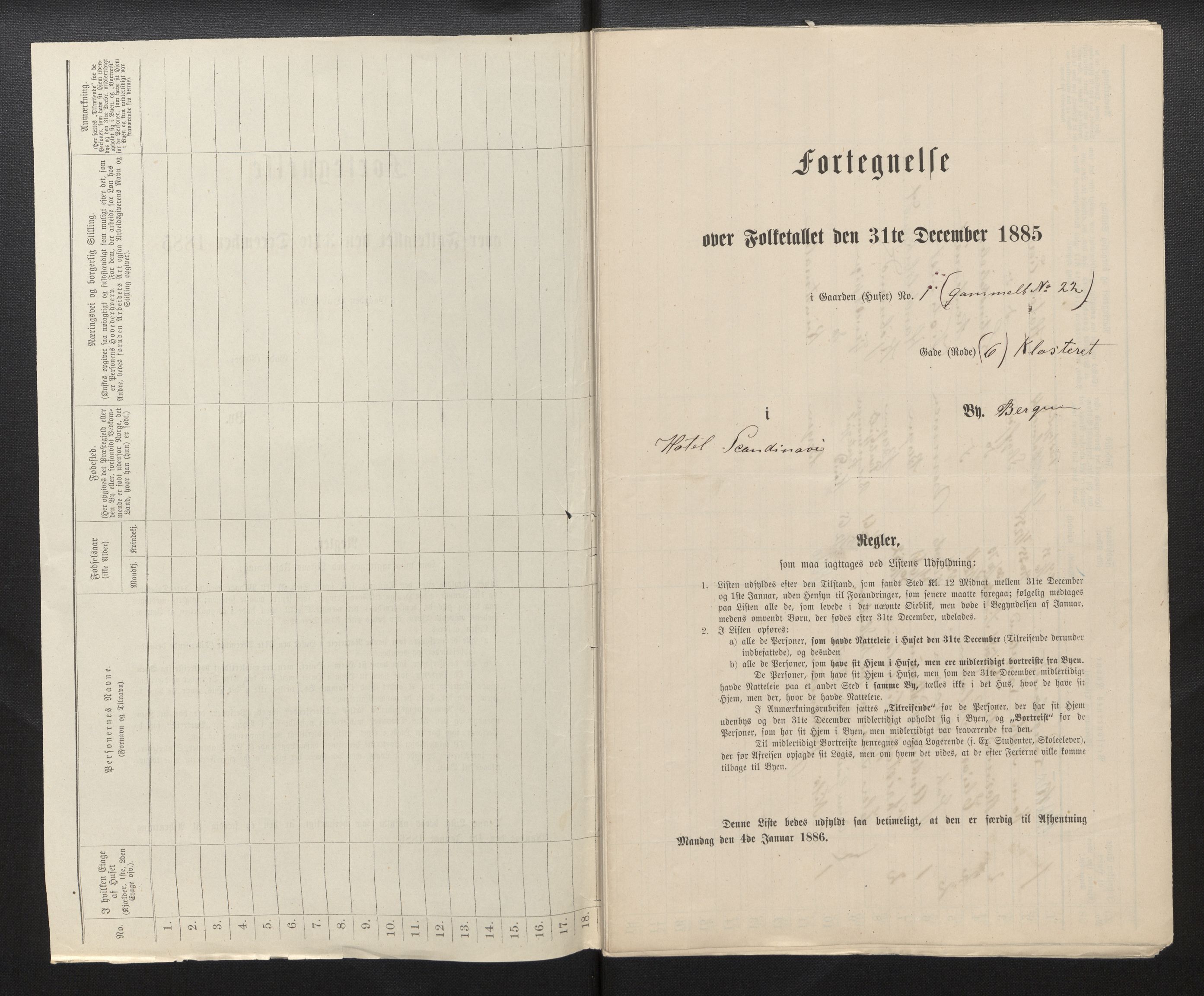 SAB, Folketelling 1885 for 1301 Bergen kjøpstad, 1885, s. 2703