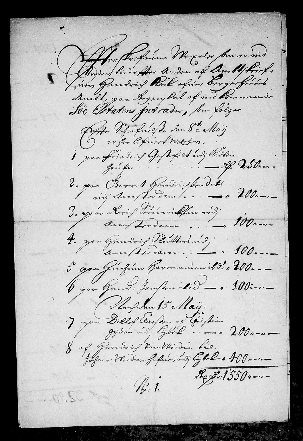 Rentekammeret inntil 1814, Reviderte regnskaper, Stiftamtstueregnskaper, Bergen stiftamt, AV/RA-EA-6043/R/Rc/L0049: Bergen stiftamt, 1675-1677