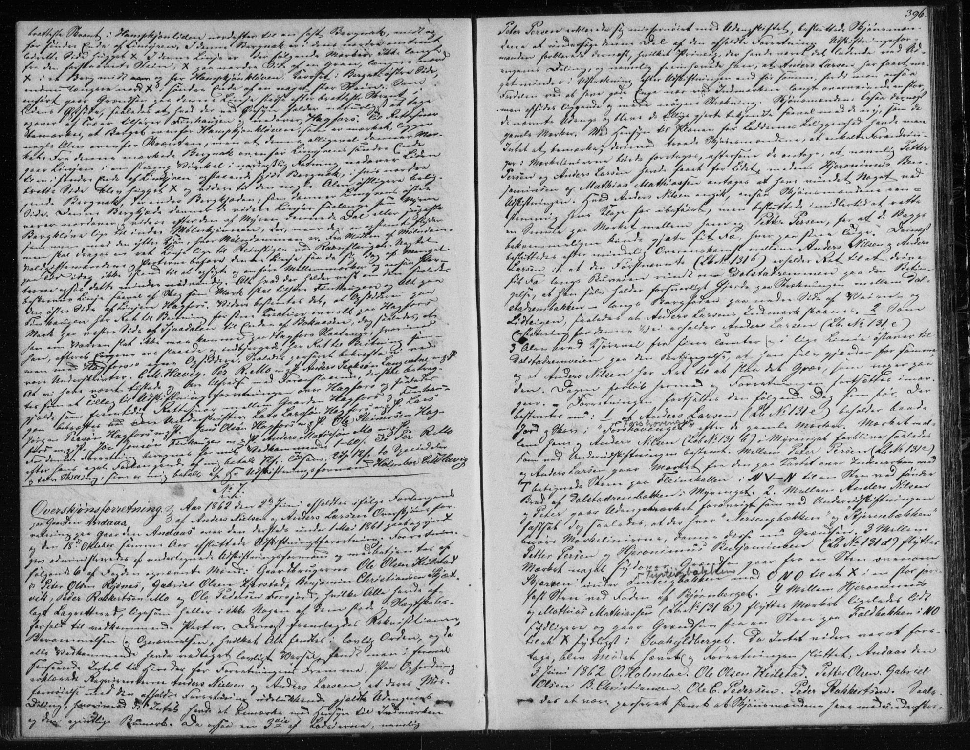 Søndre Helgeland sorenskriveri, AV/SAT-A-4575/1/2/2C/L0001: Pantebok nr. 12, 1860-1864, s. 396