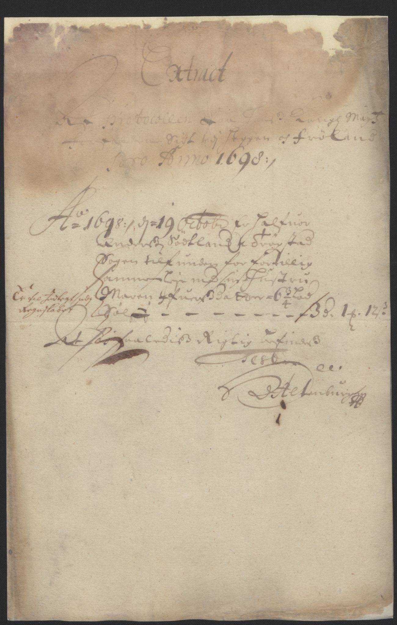 Rentekammeret inntil 1814, Reviderte regnskaper, Fogderegnskap, AV/RA-EA-4092/R07/L0288: Fogderegnskap Rakkestad, Heggen og Frøland, 1698, s. 25
