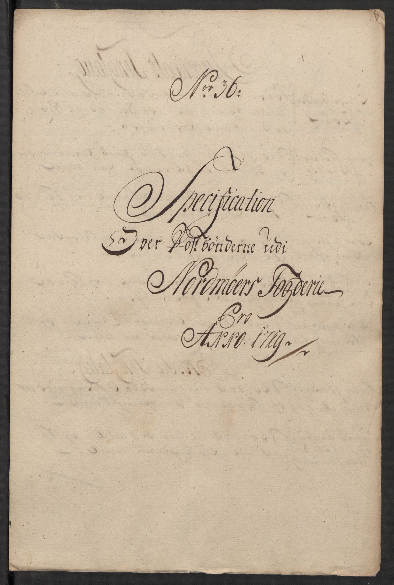 Rentekammeret inntil 1814, Reviderte regnskaper, Fogderegnskap, AV/RA-EA-4092/R56/L3752: Fogderegnskap Nordmøre, 1719, s. 216