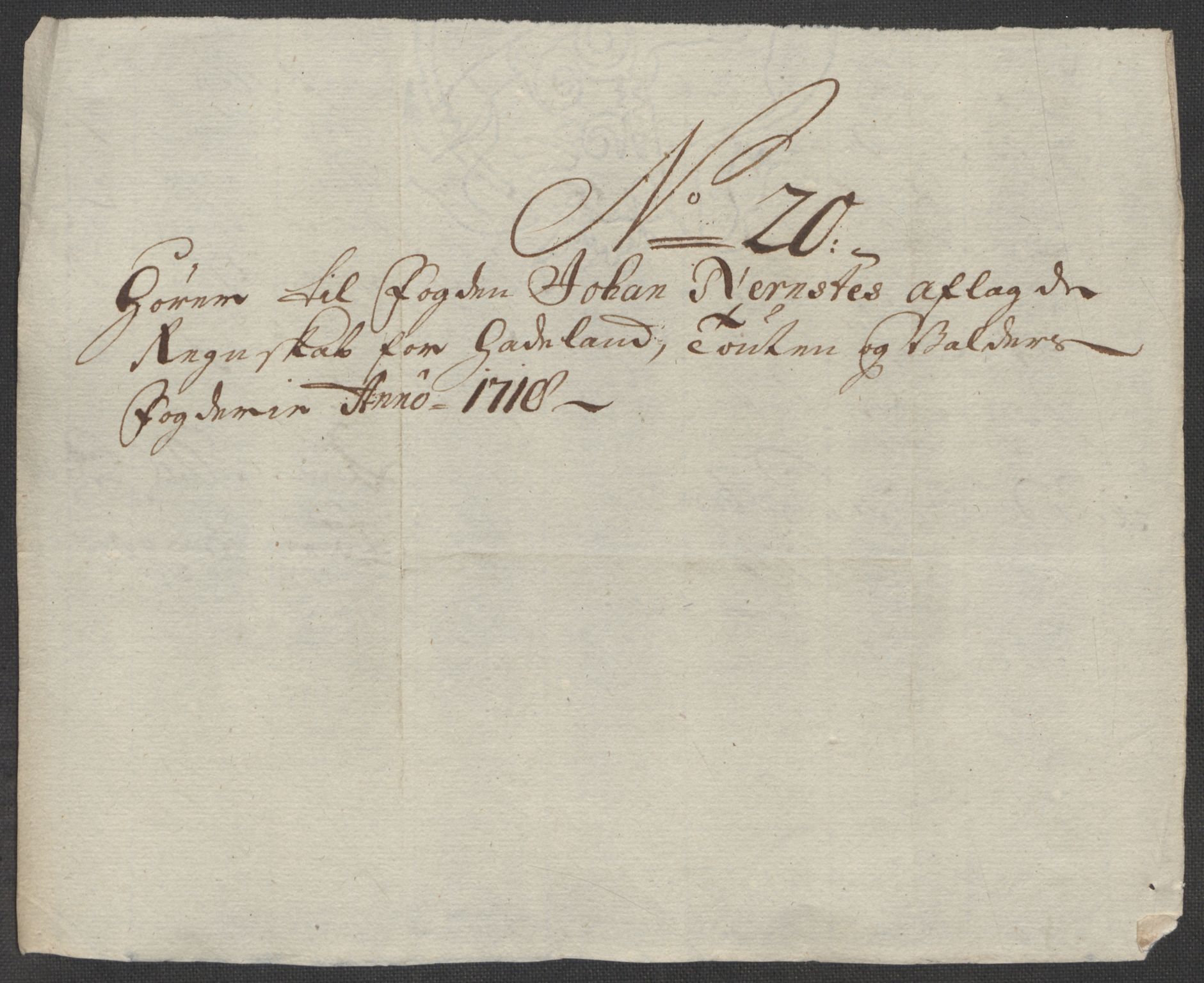 Rentekammeret inntil 1814, Reviderte regnskaper, Fogderegnskap, RA/EA-4092/R18/L1320: Fogderegnskap Hadeland, Toten og Valdres, 1718, s. 137