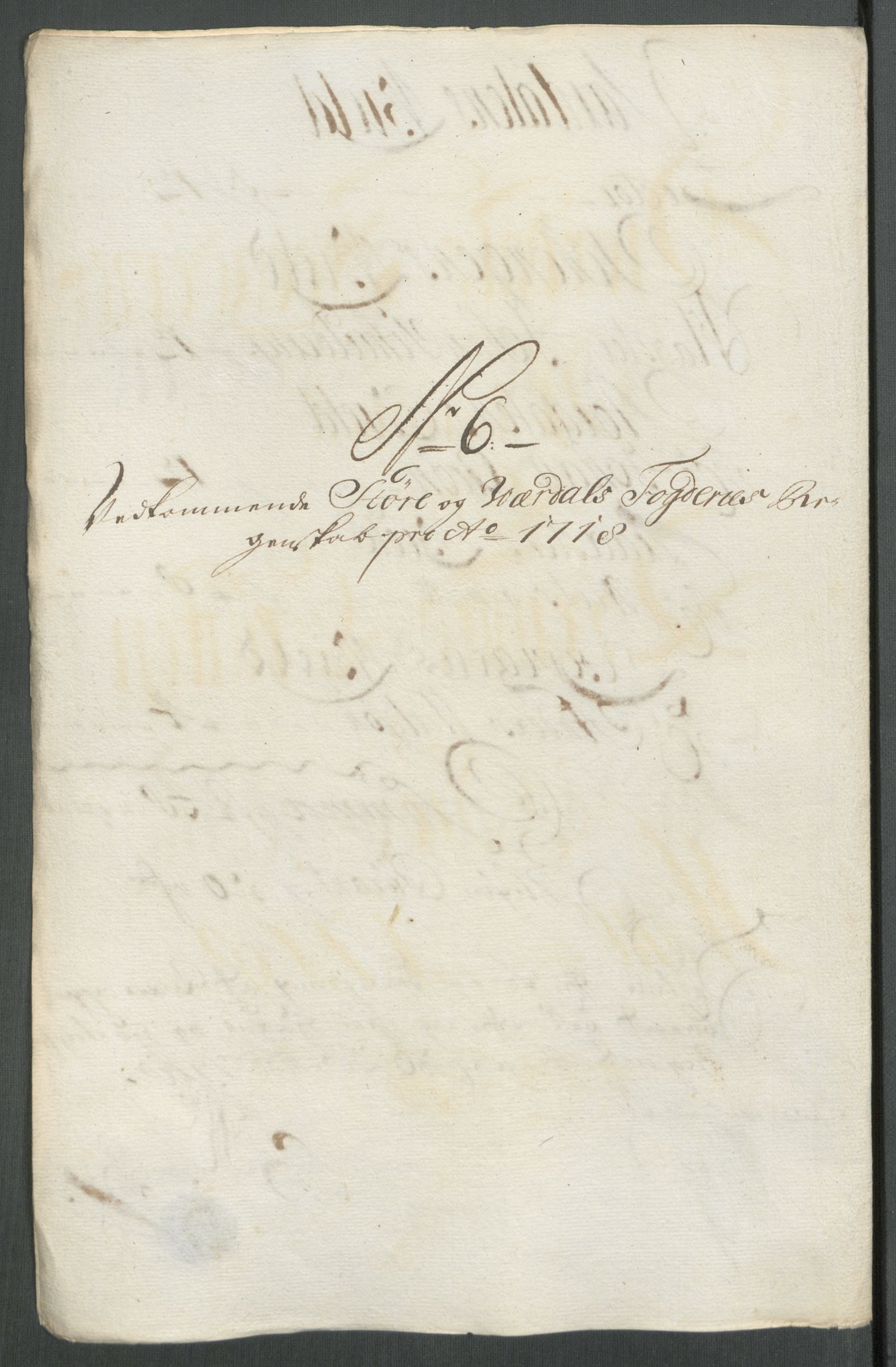 Rentekammeret inntil 1814, Reviderte regnskaper, Fogderegnskap, RA/EA-4092/R62/L4208: Fogderegnskap Stjørdal og Verdal, 1718, s. 133