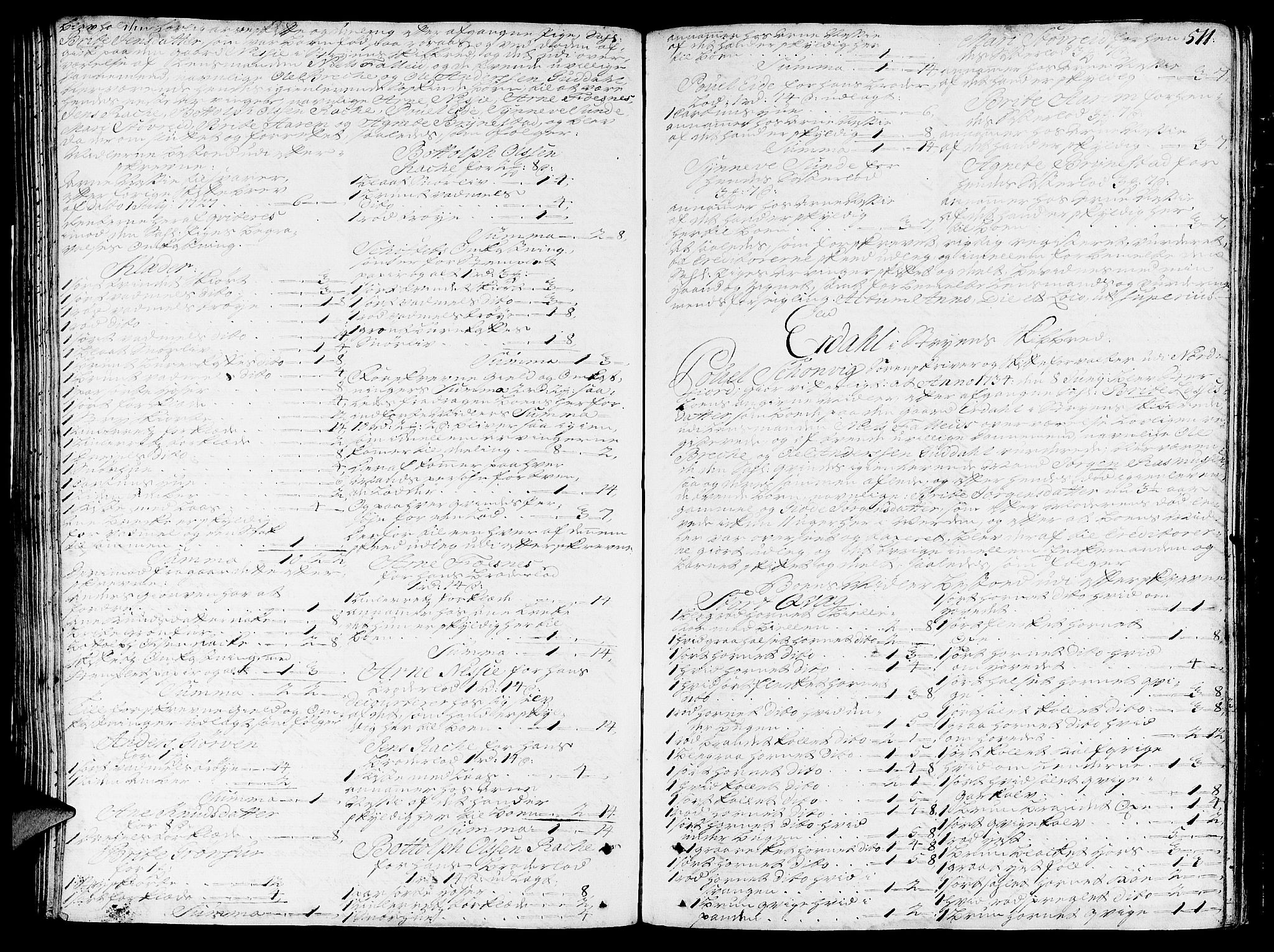 Nordfjord sorenskriveri, SAB/A-2801/04/04a/L0007: Skifteprotokollar, 1731-1734, s. 510b-511a