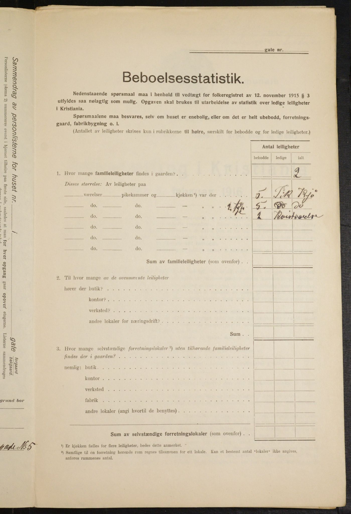 OBA, Kommunal folketelling 1.2.1916 for Kristiania, 1916, s. 59881